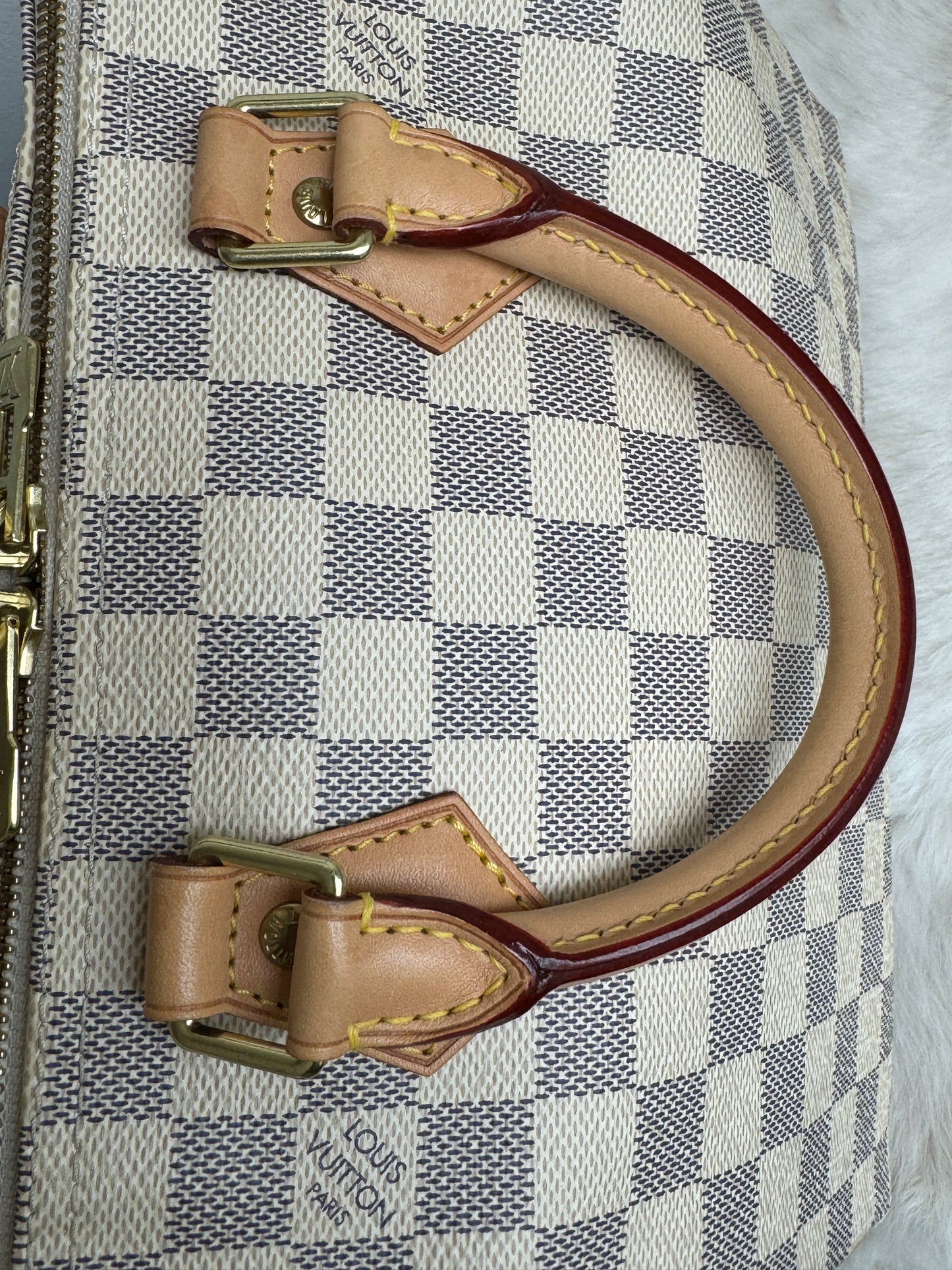 Louis Vuitton Speedy 25 Bandouliere Damier Azur