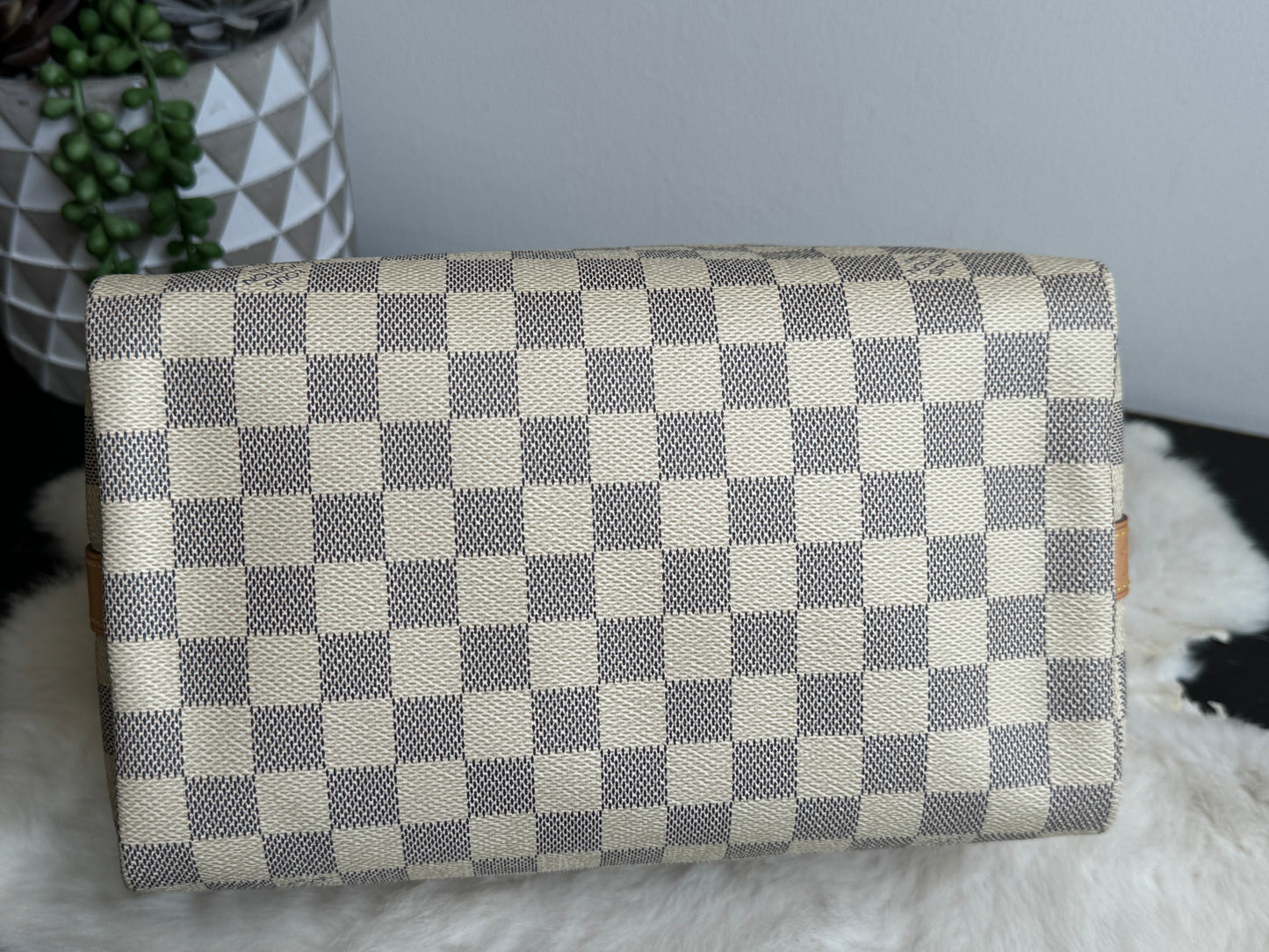 Louis Vuitton Speedy 25 Bandouliere Damier Azur