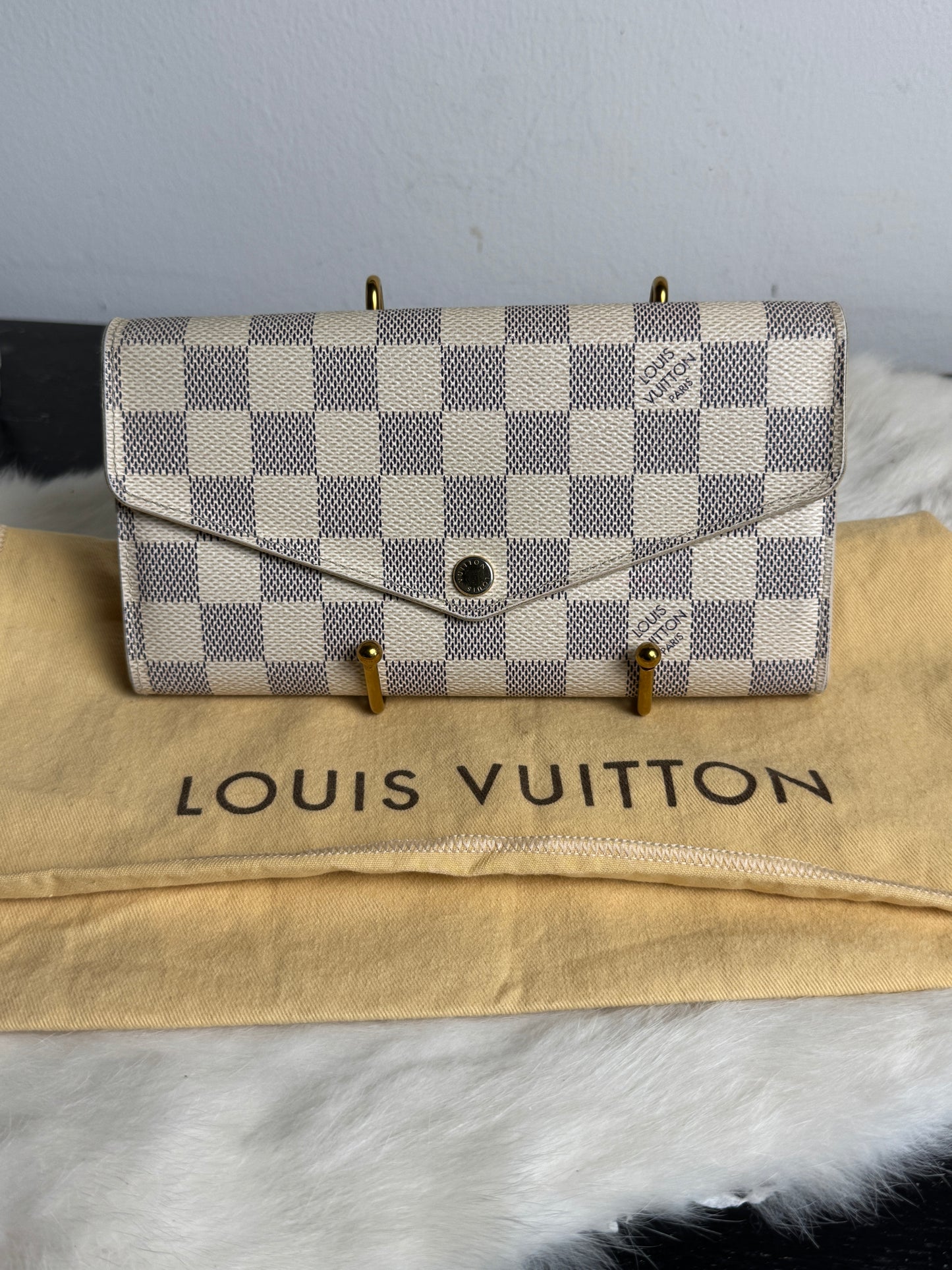 Louis Vuitton Sarah Damier Azur Wallet