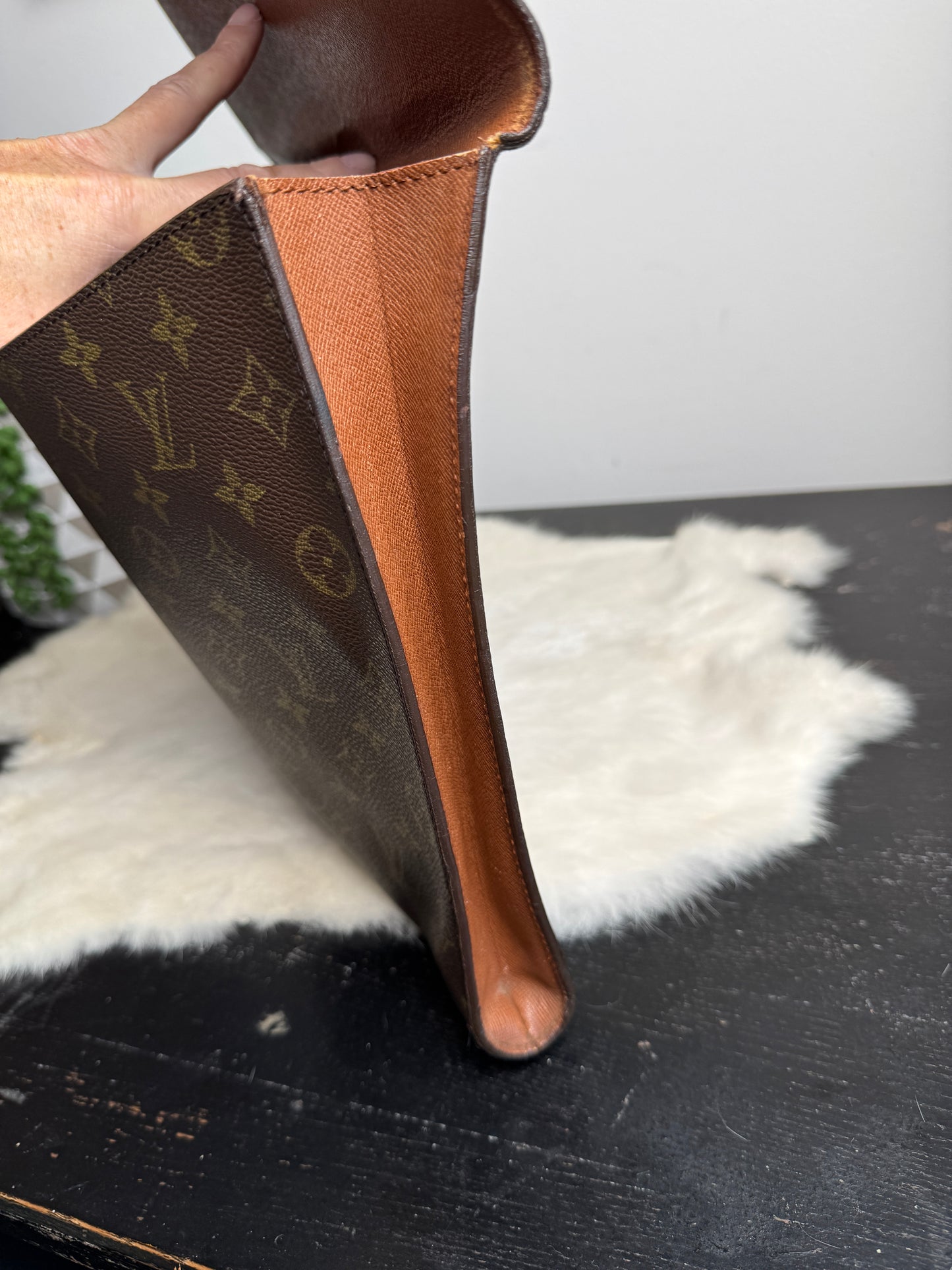 Louis Vuitton Monogram Carryall Portfolio Clutch