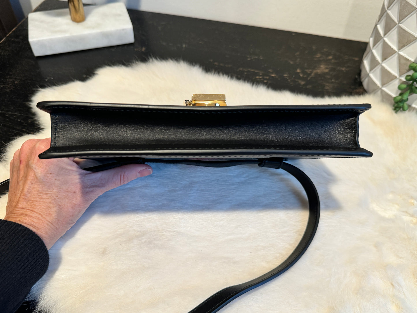 GUCCI Sylvie Belt BumBag Black Like New