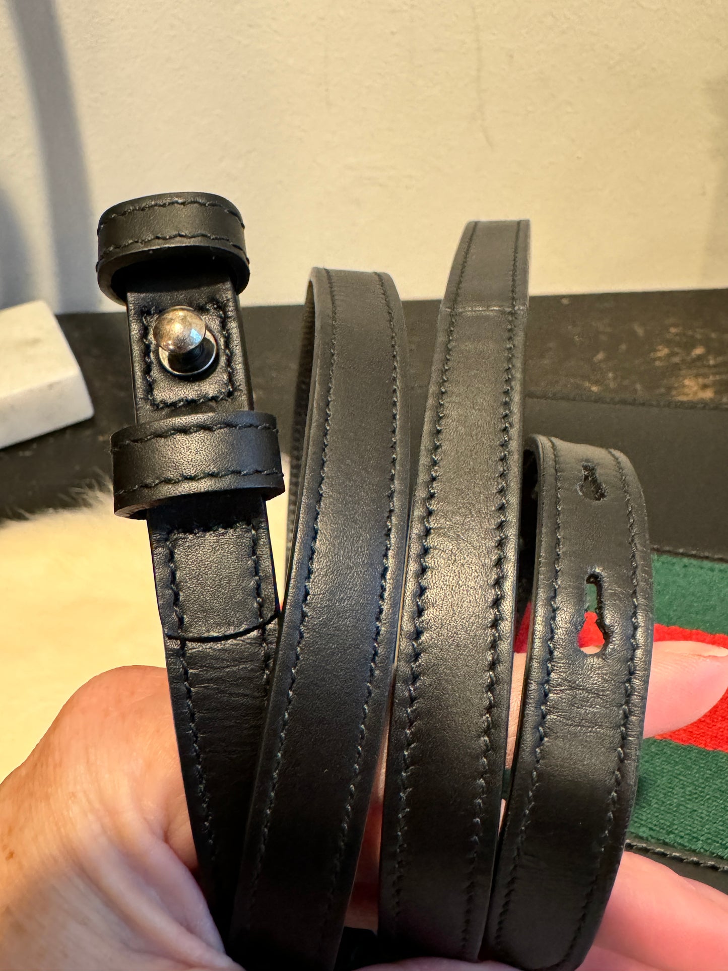 GUCCI Sylvie Belt BumBag Black Like New