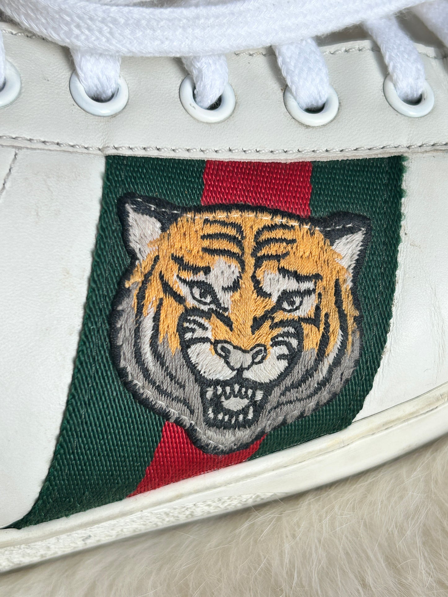 GUCCI Ace Tiger Sneakers Mens 10EU