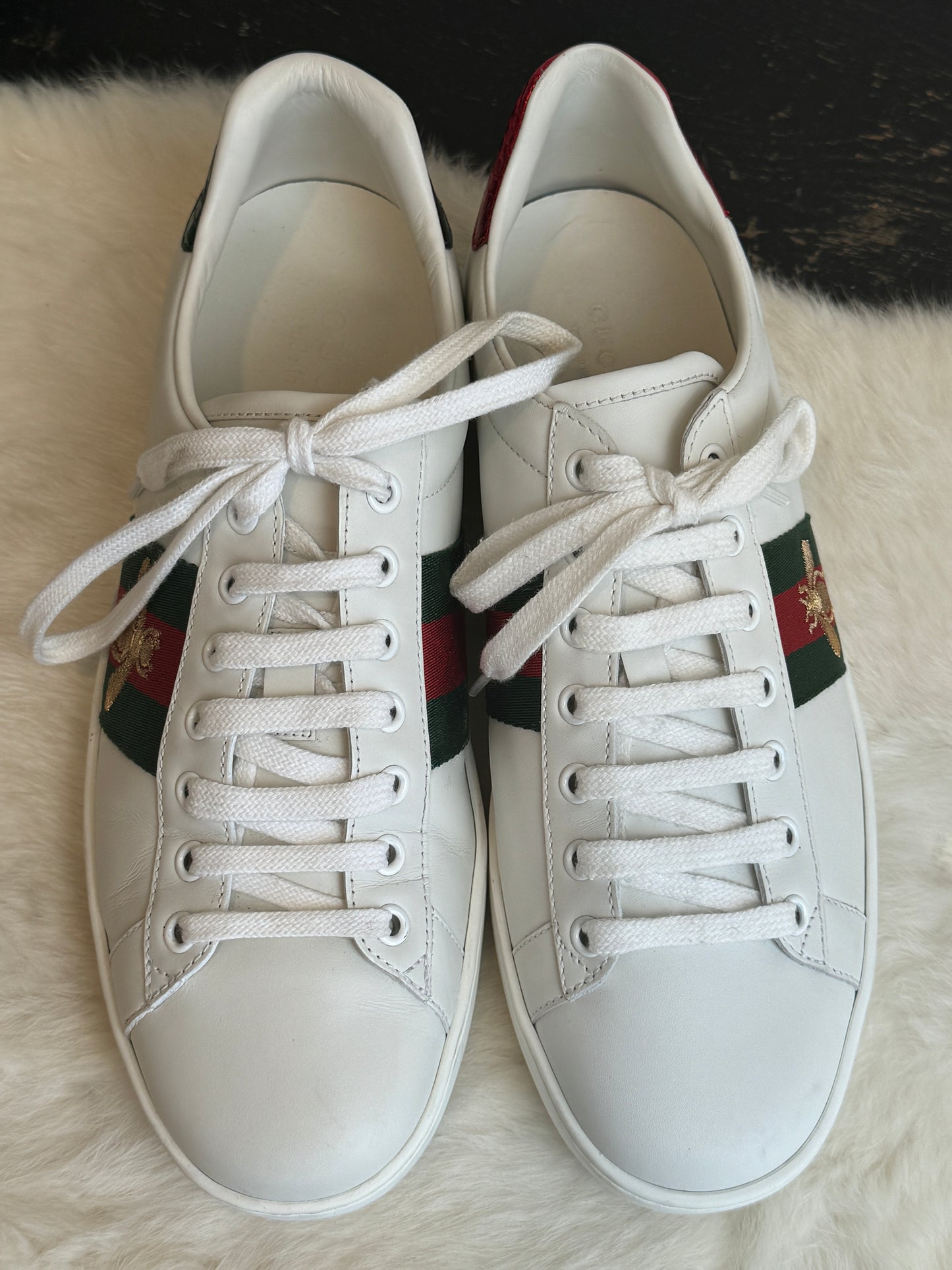 Gucci Ace Bees Sneakers Size 39.5EU