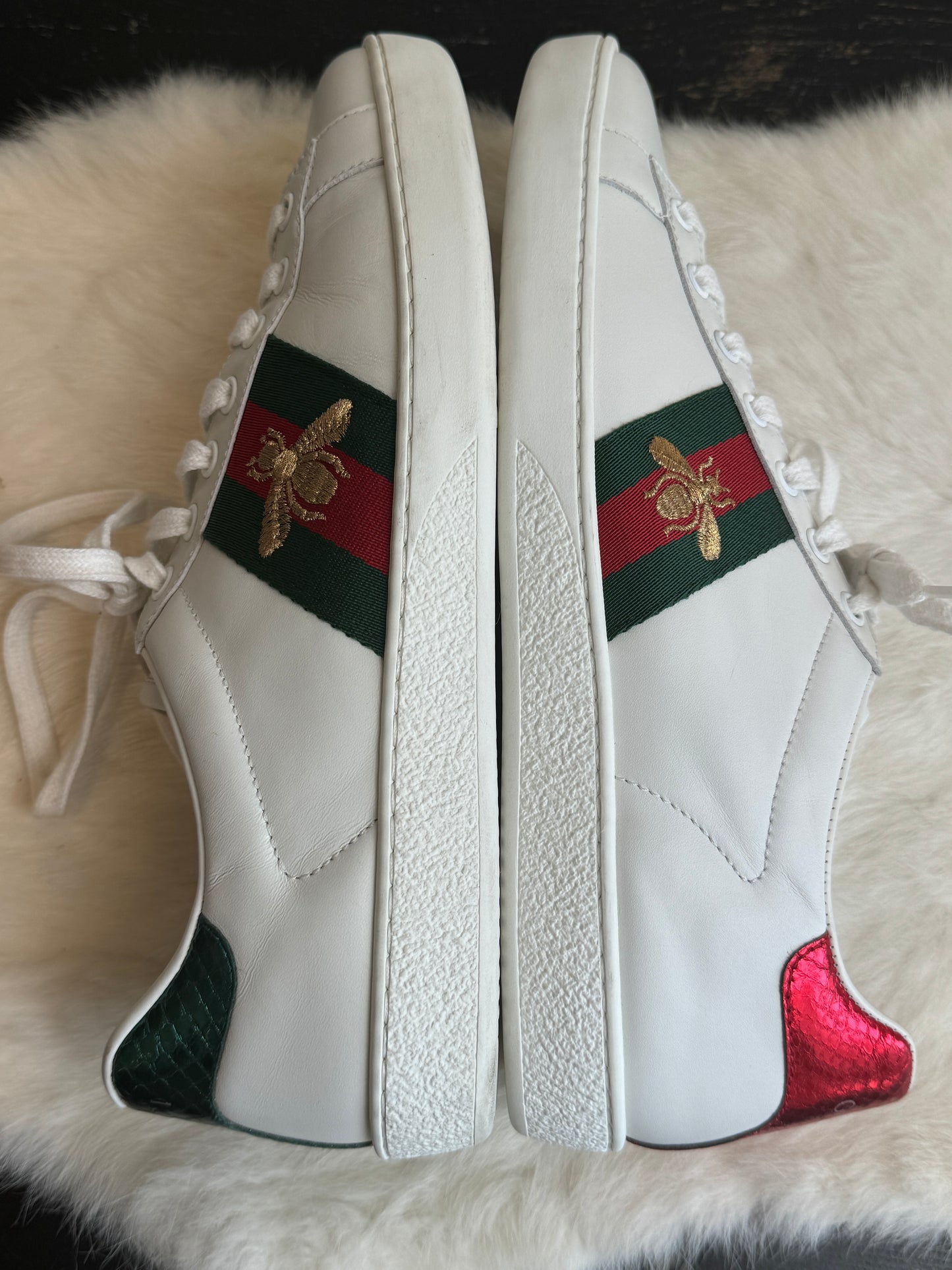 Gucci Ace Bees Sneakers Size 39.5EU