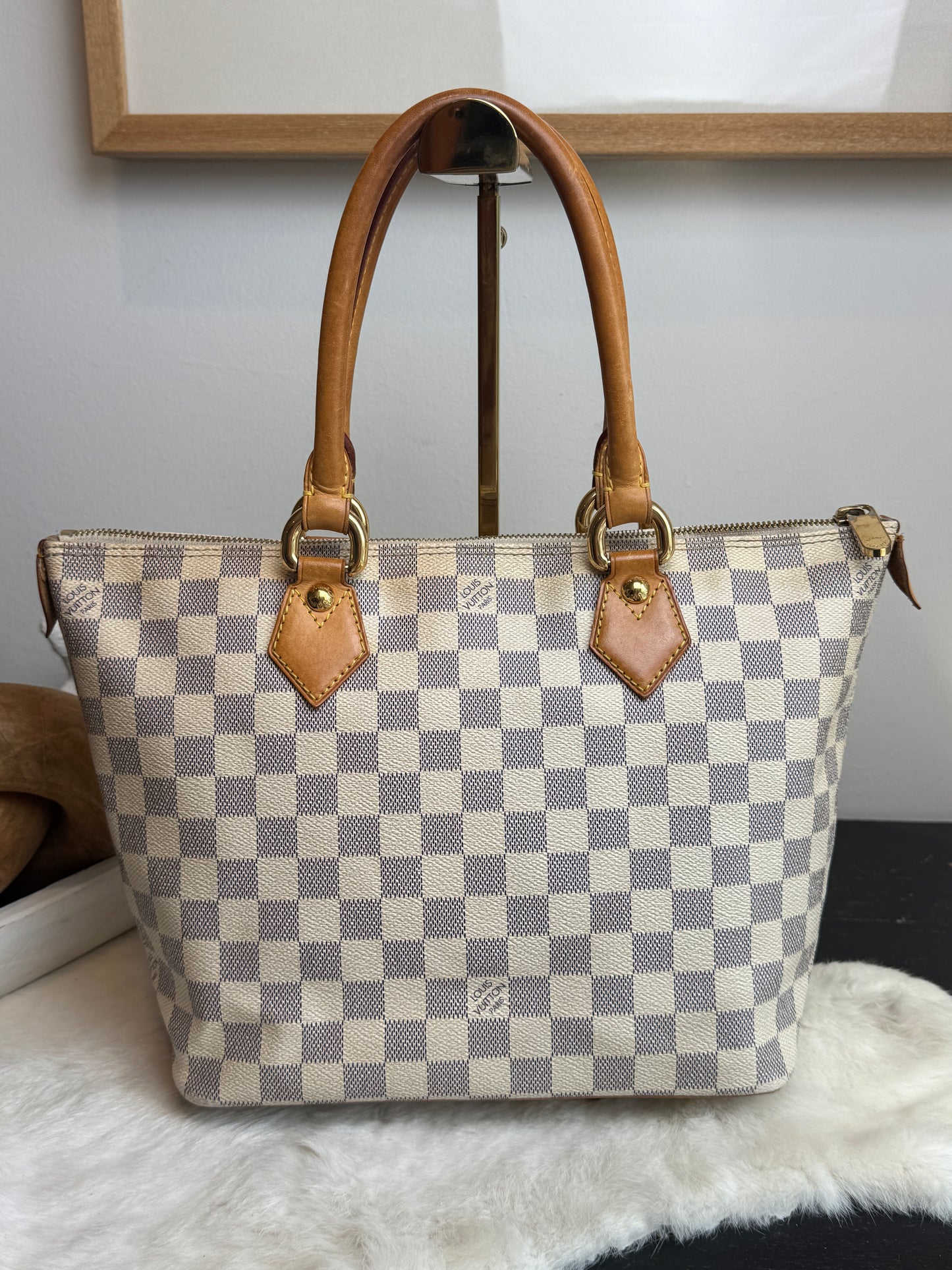 Louis Vuitton Saleya PM Damier Azur Tote