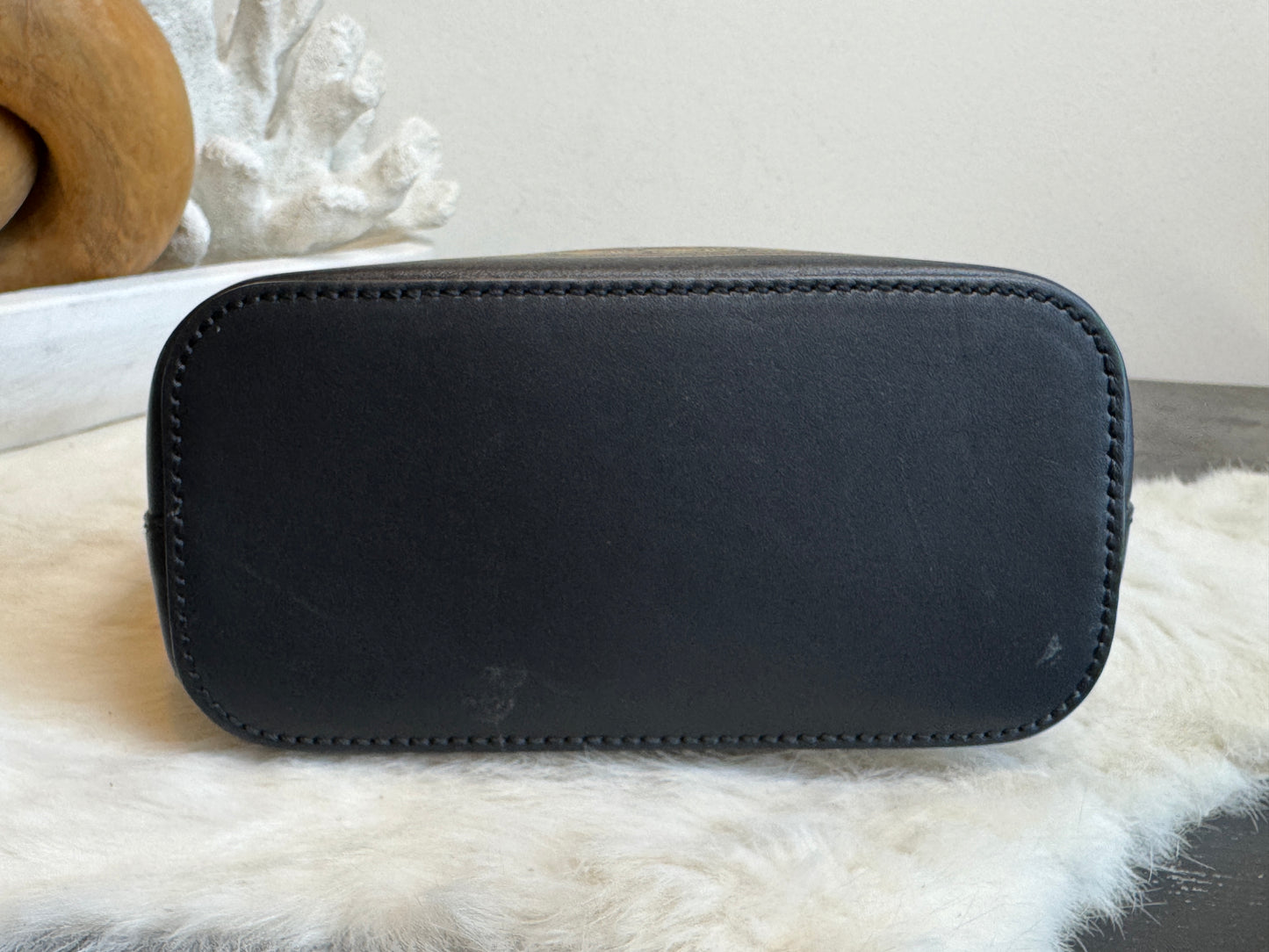 GUCCI X SEGA Calfskin Stars Mini Dome Black