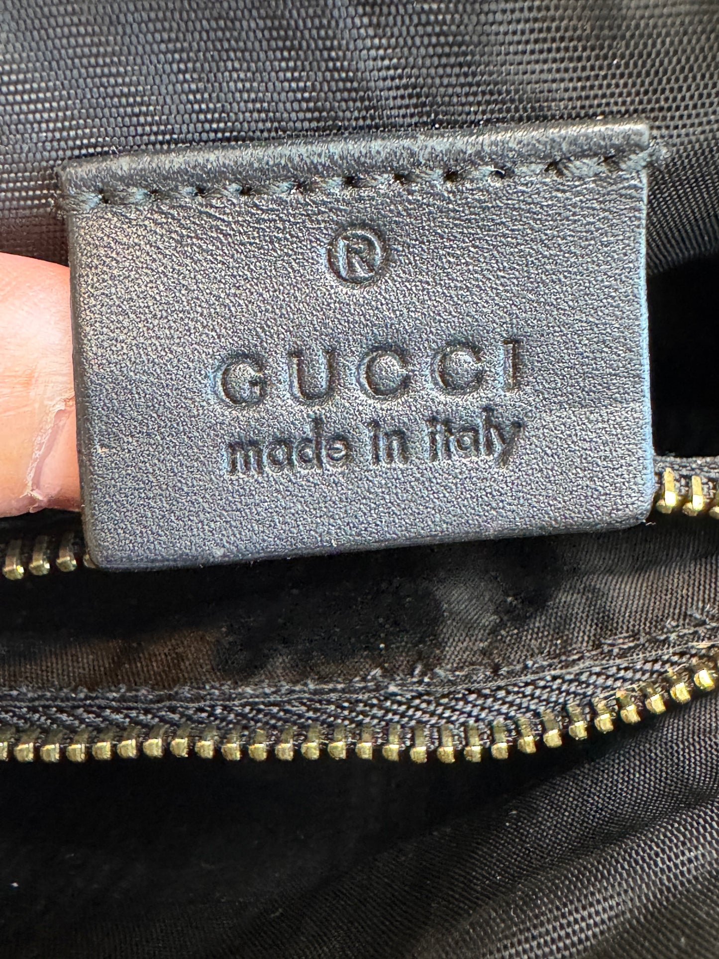 GUCCI X SEGA Calfskin Stars Mini Dome Black