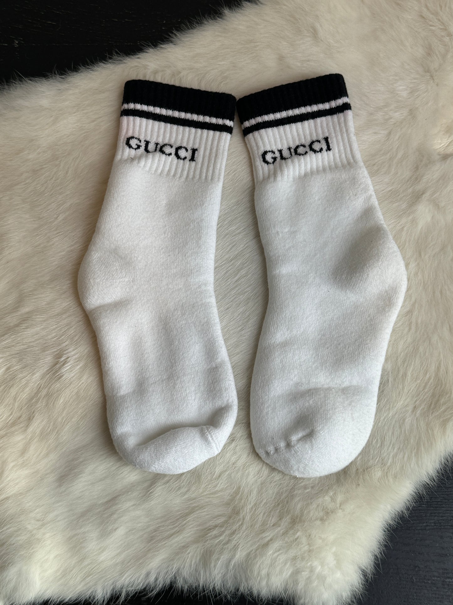 GUCCI Cotton Ankle SOCKS Small