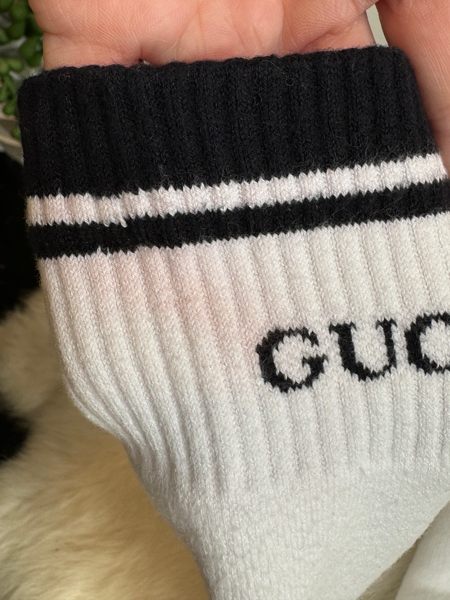 GUCCI Cotton Ankle SOCKS Small