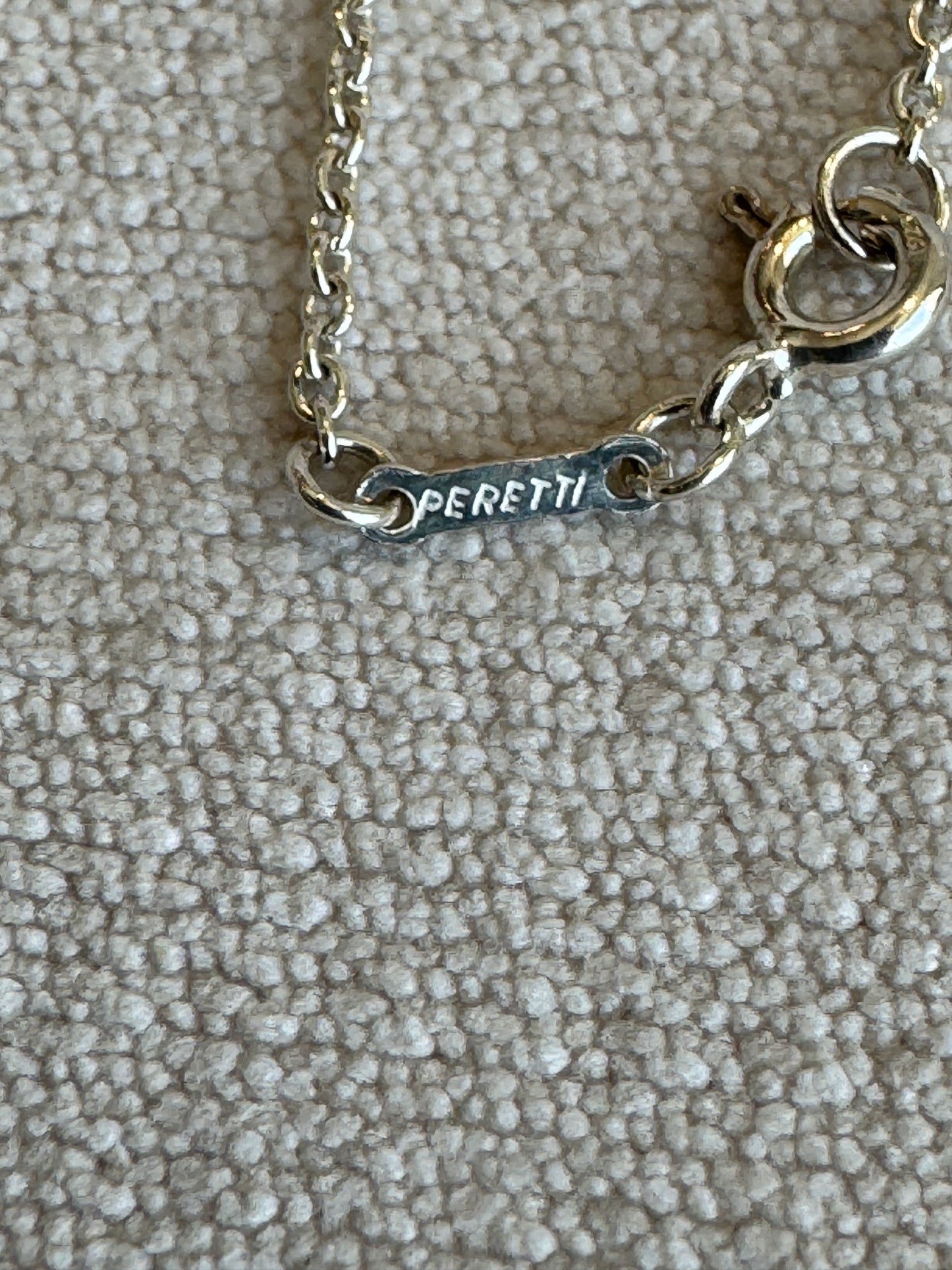 27MM Tiffany Elsa Peretti Open Heart 925 Sterling Necklace