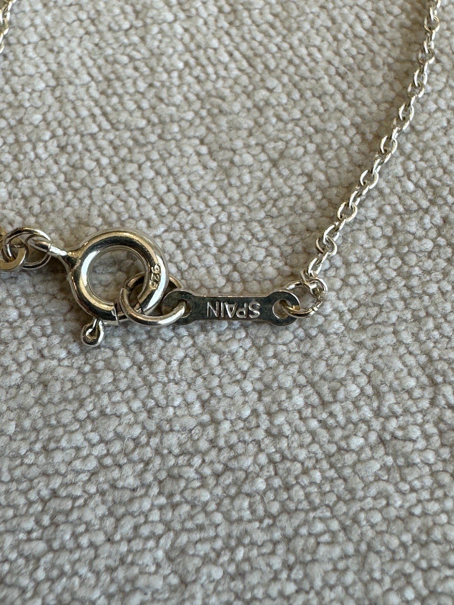 16MM Tiffany Elsa Peretti Open Heart 925 Sterling Necklace