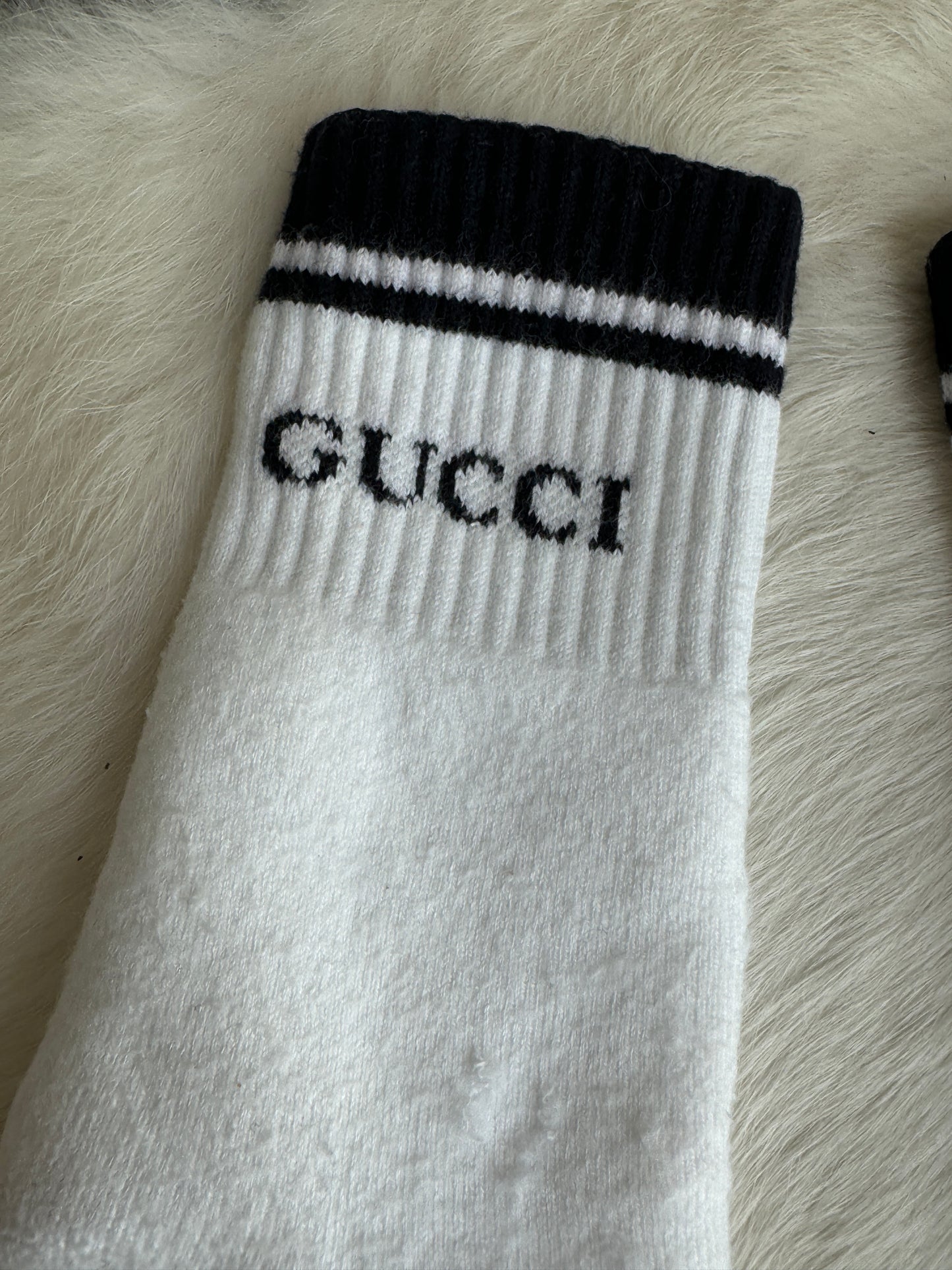 GUCCI Cotton Ankle SOCKS Small