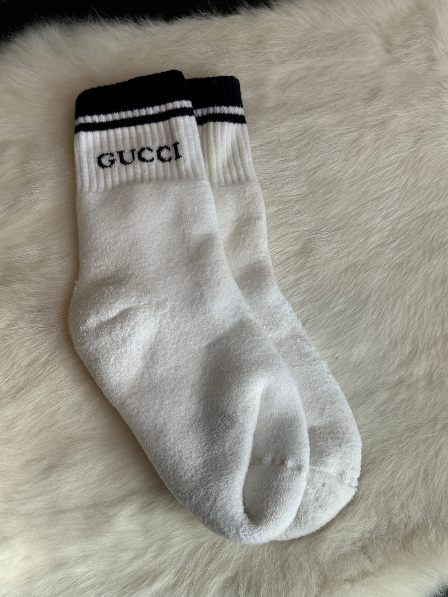 GUCCI Cotton Ankle SOCKS Small