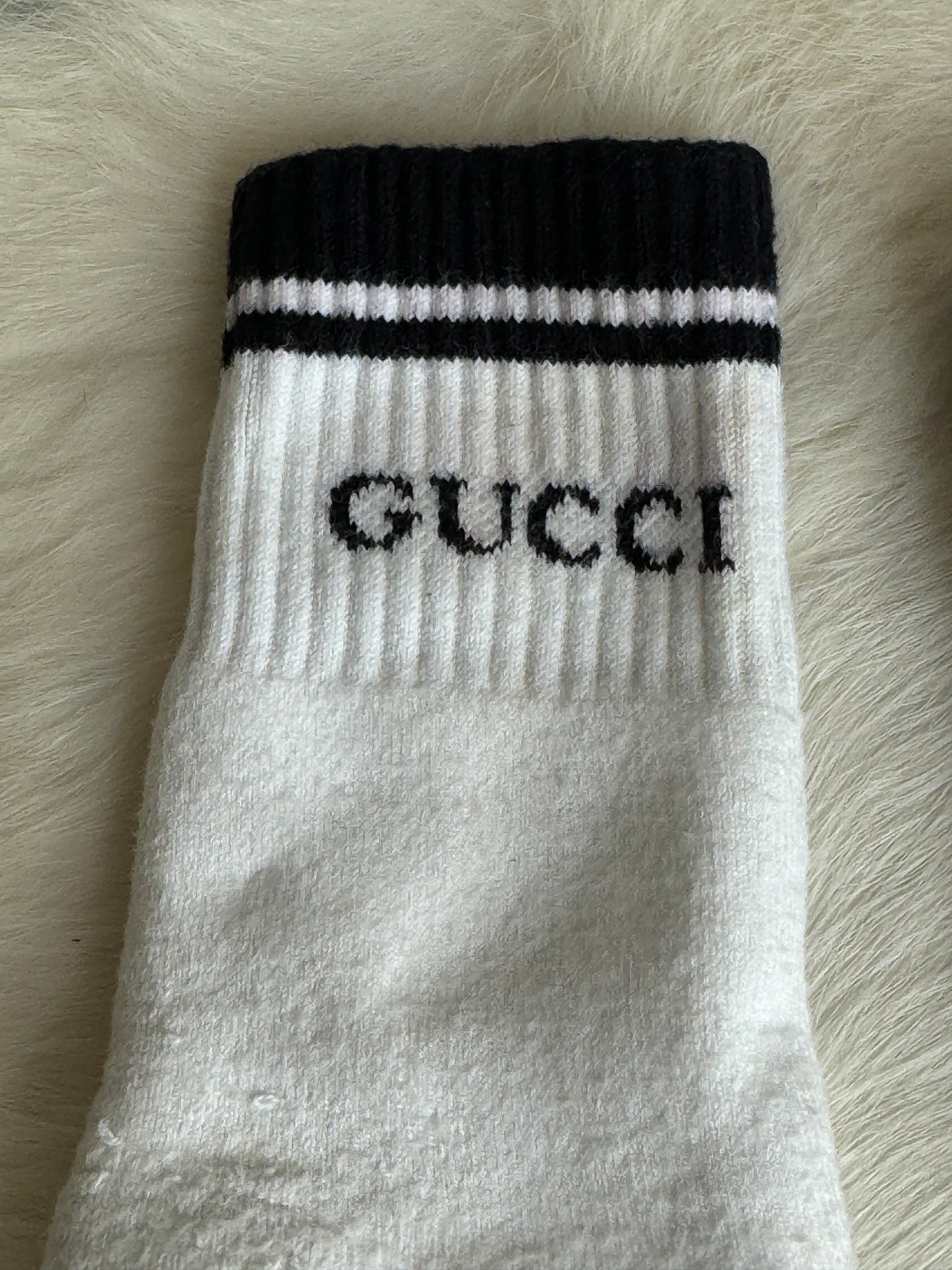 GUCCI Cotton Ankle SOCKS Small