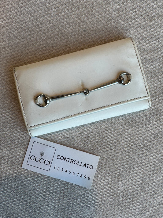 Gucci Vintage Patent Horsebit 6-Key Holder