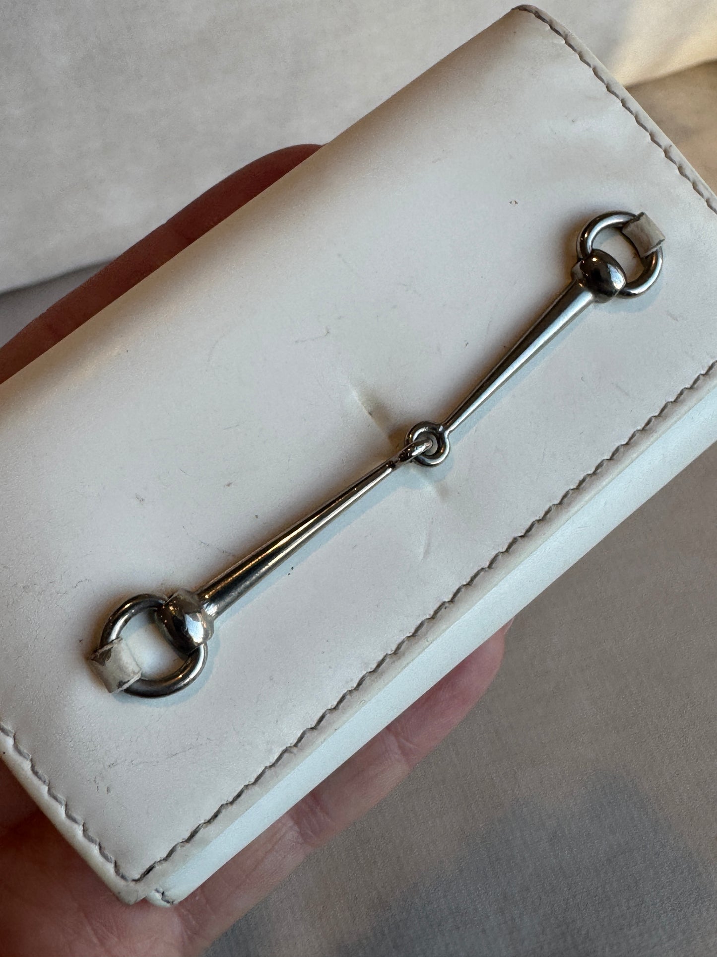 Gucci Vintage Patent Horsebit 6-Key Holder