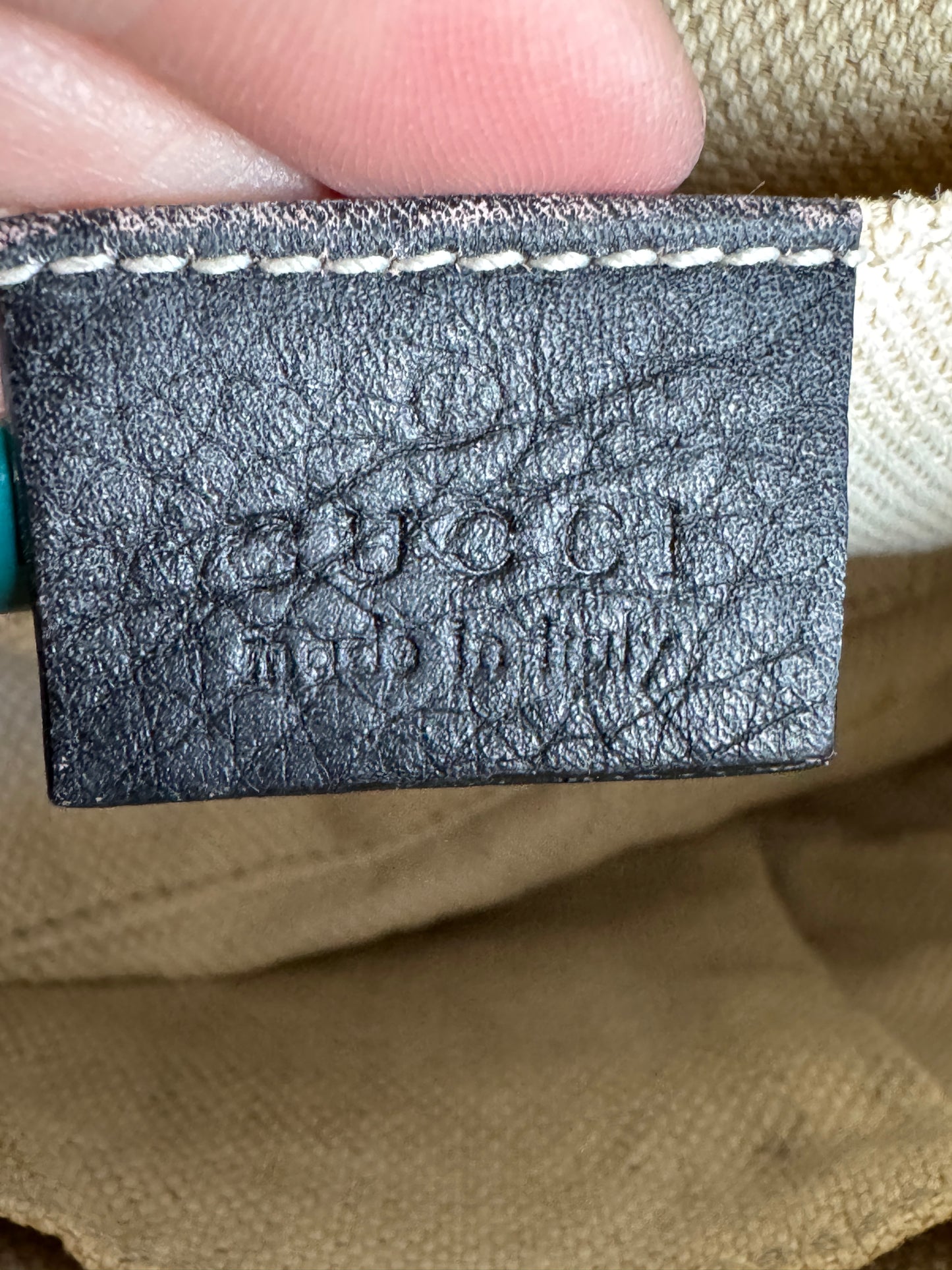 GUCCI Soho Disco Black Pebbled Camera Bag