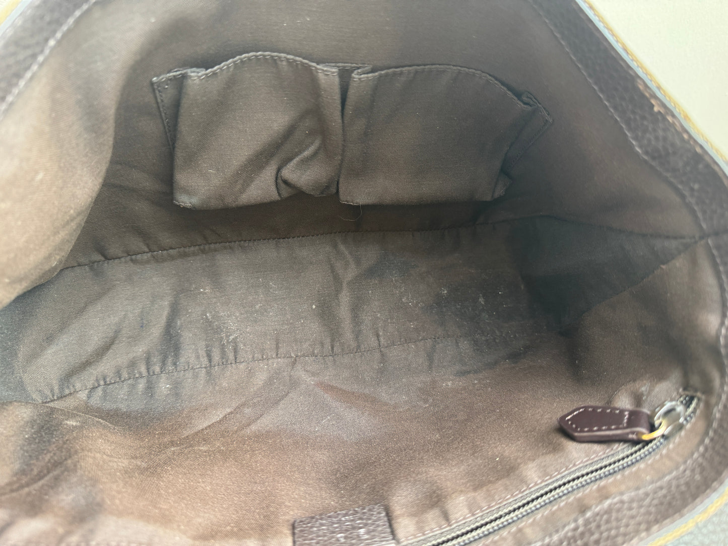 GUCCI Monogram Brown Canvas Large Messenger Bag