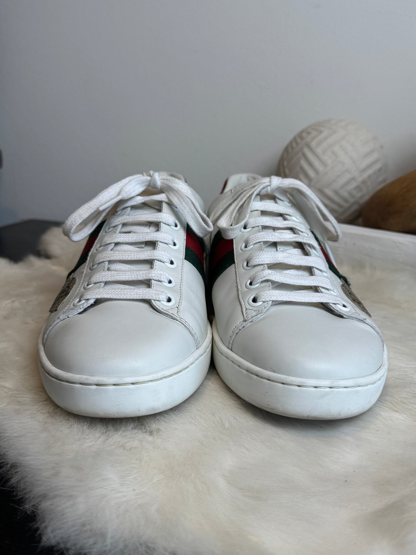 Gucci Ace GG Canvas Arrows Sneakers Size 38.5EU