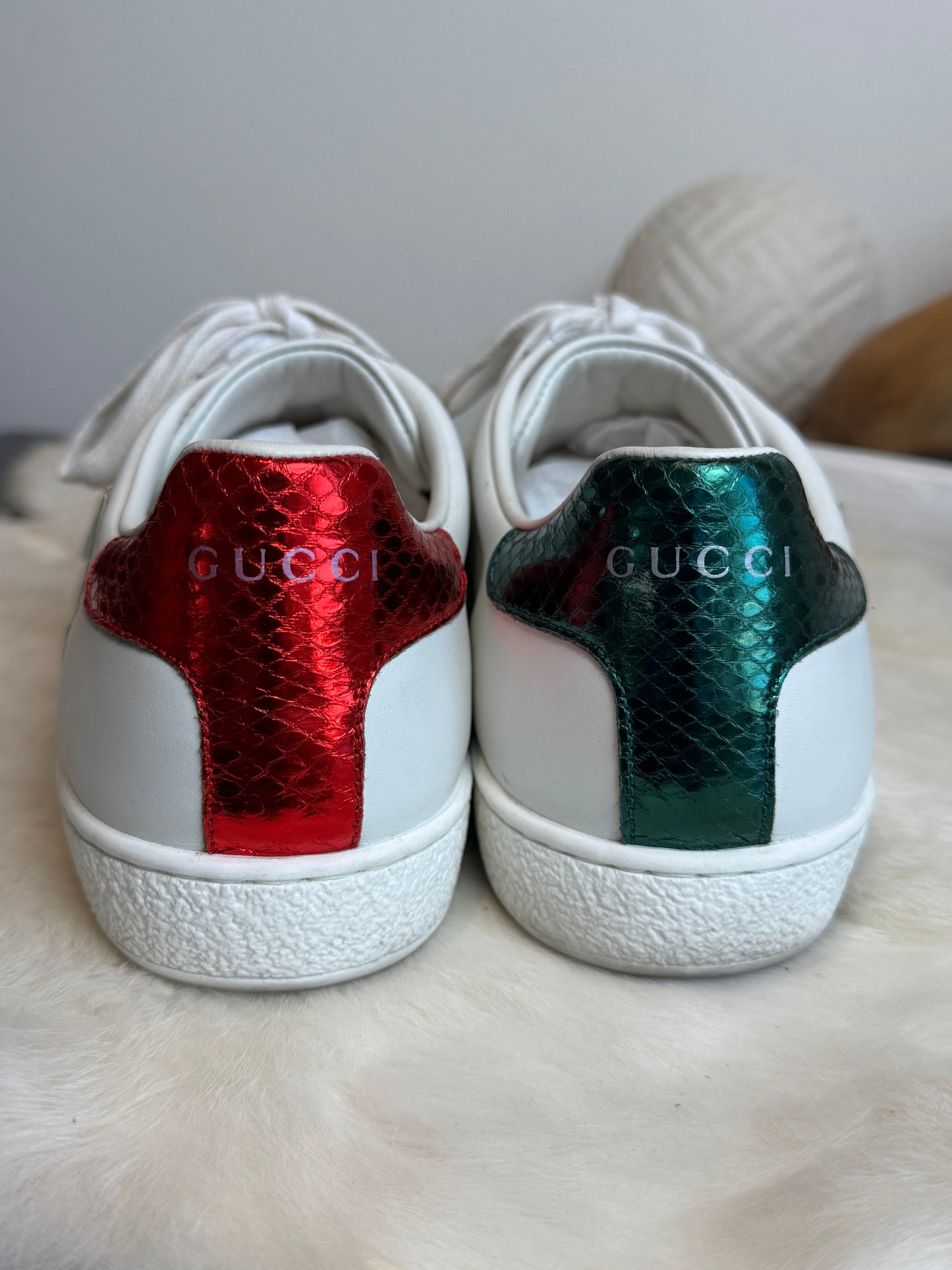 Gucci Ace GG Canvas Arrows Sneakers Size 38.5EU