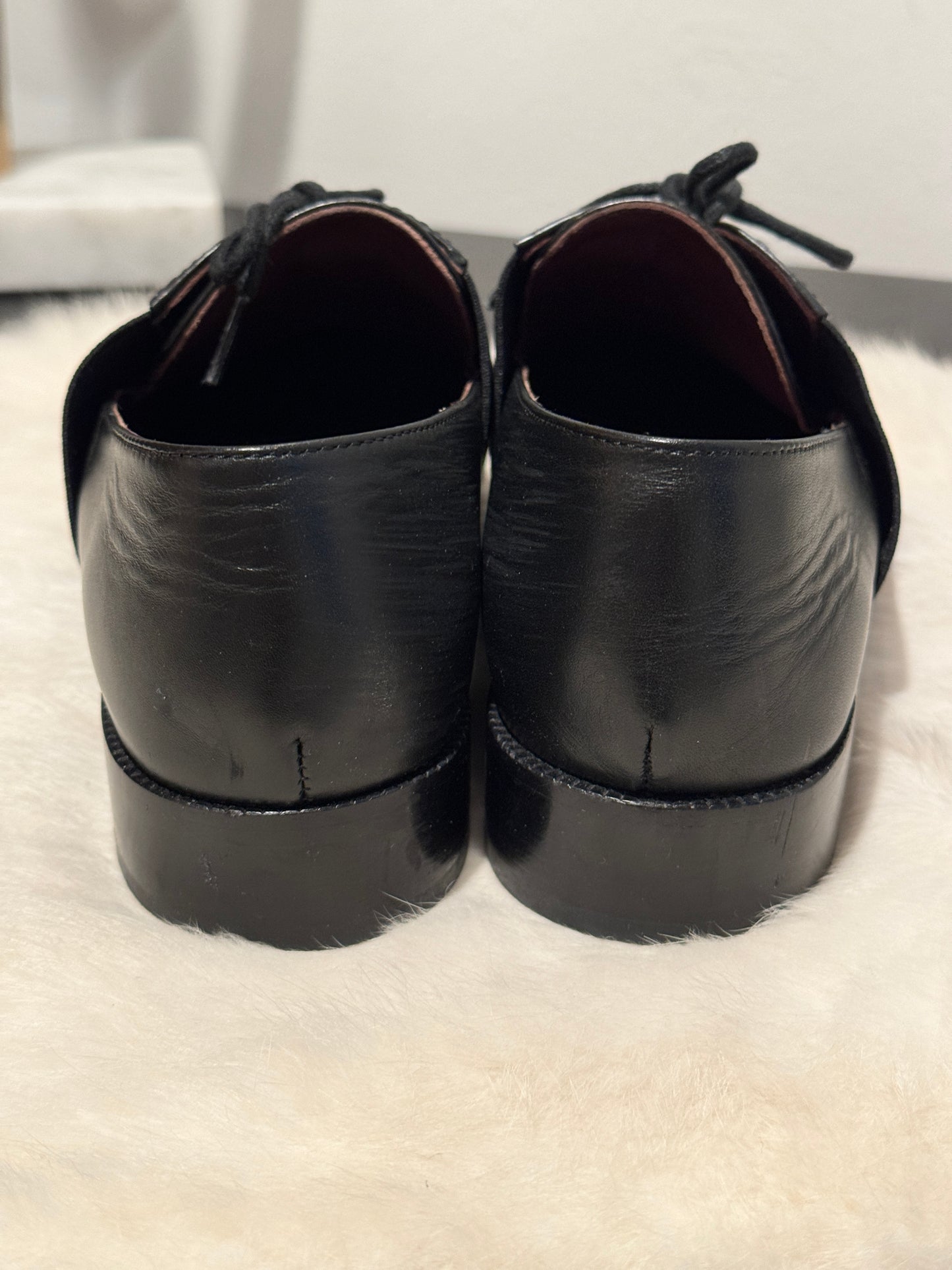 Chanel Black Uniform Shoes Size 35EU