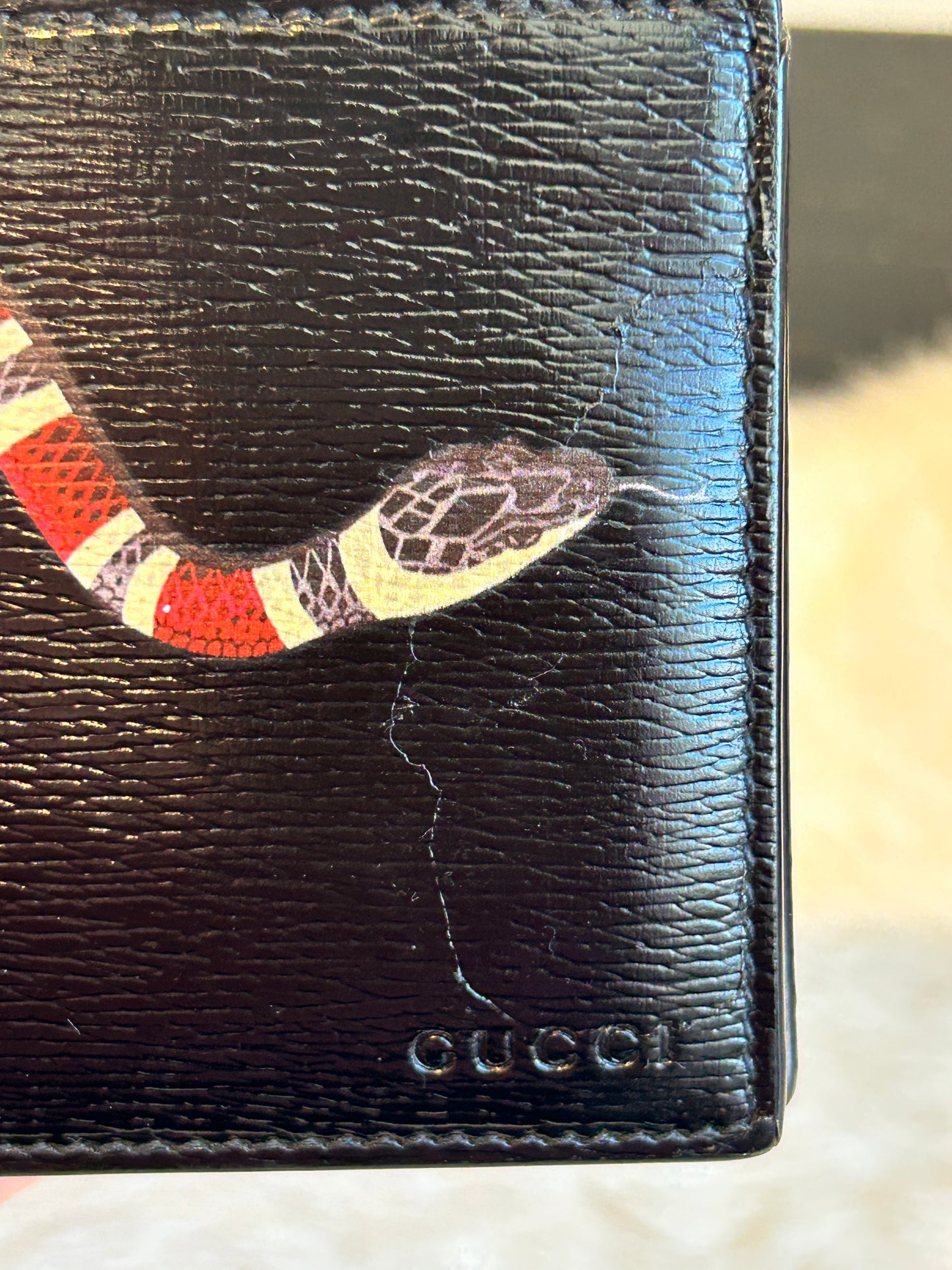 Gucci Men's King Snake Wallet