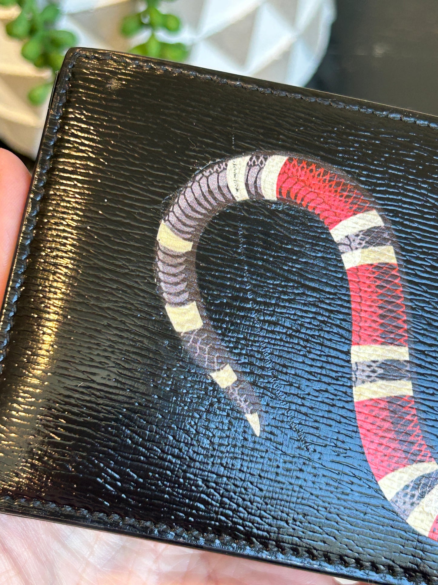 Gucci Men's King Snake Wallet