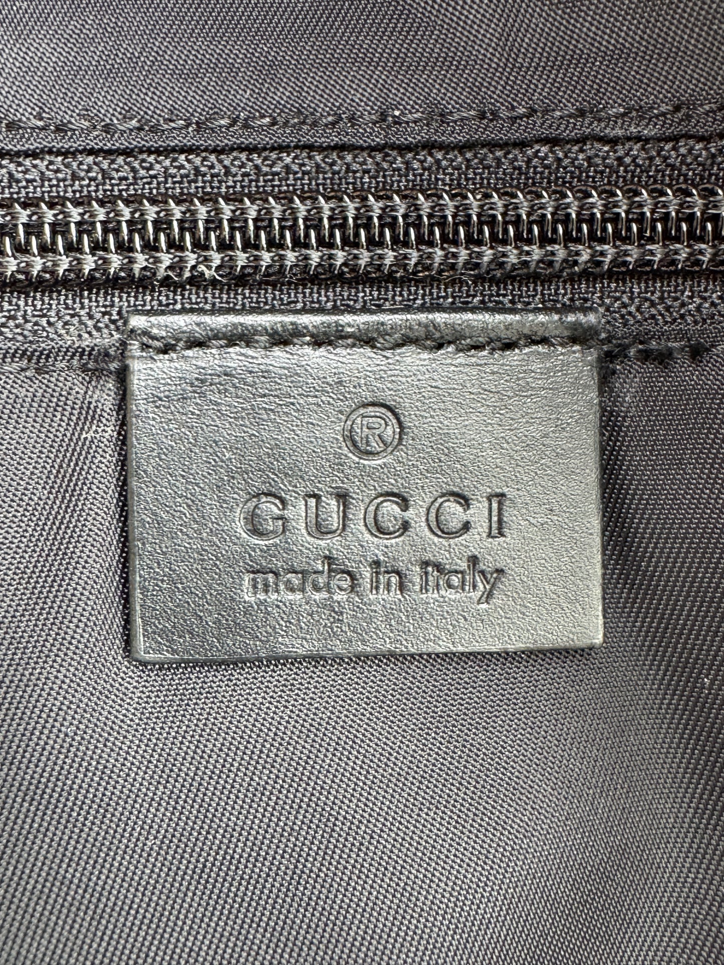 GUCCI Large Black GG Supreme Coated Canvas Backpack