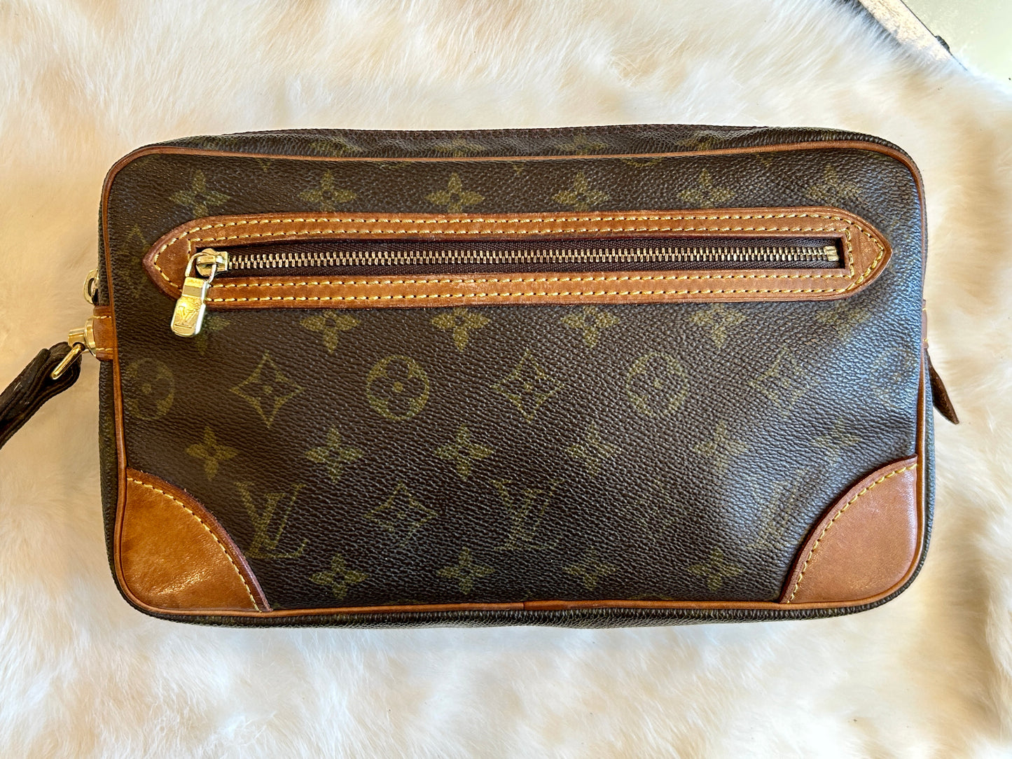 Louis Vuitton Monogram Marly Dragonne GM Clutch