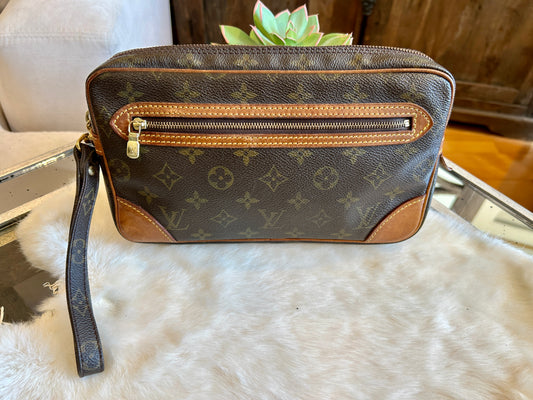 Louis Vuitton Monogram Marly Dragonne GM Clutch