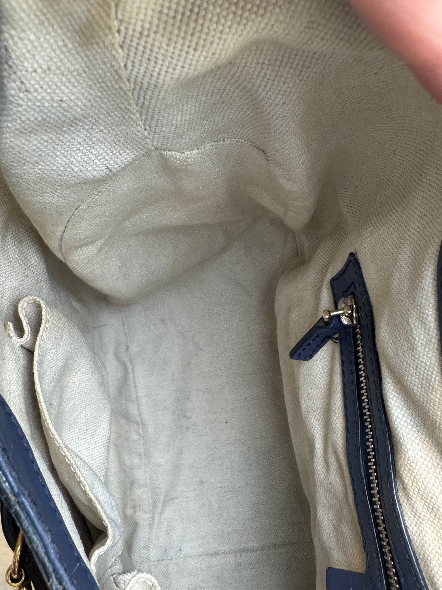 GUCCI Blue Medium Guccissima Emily Hobo Bag