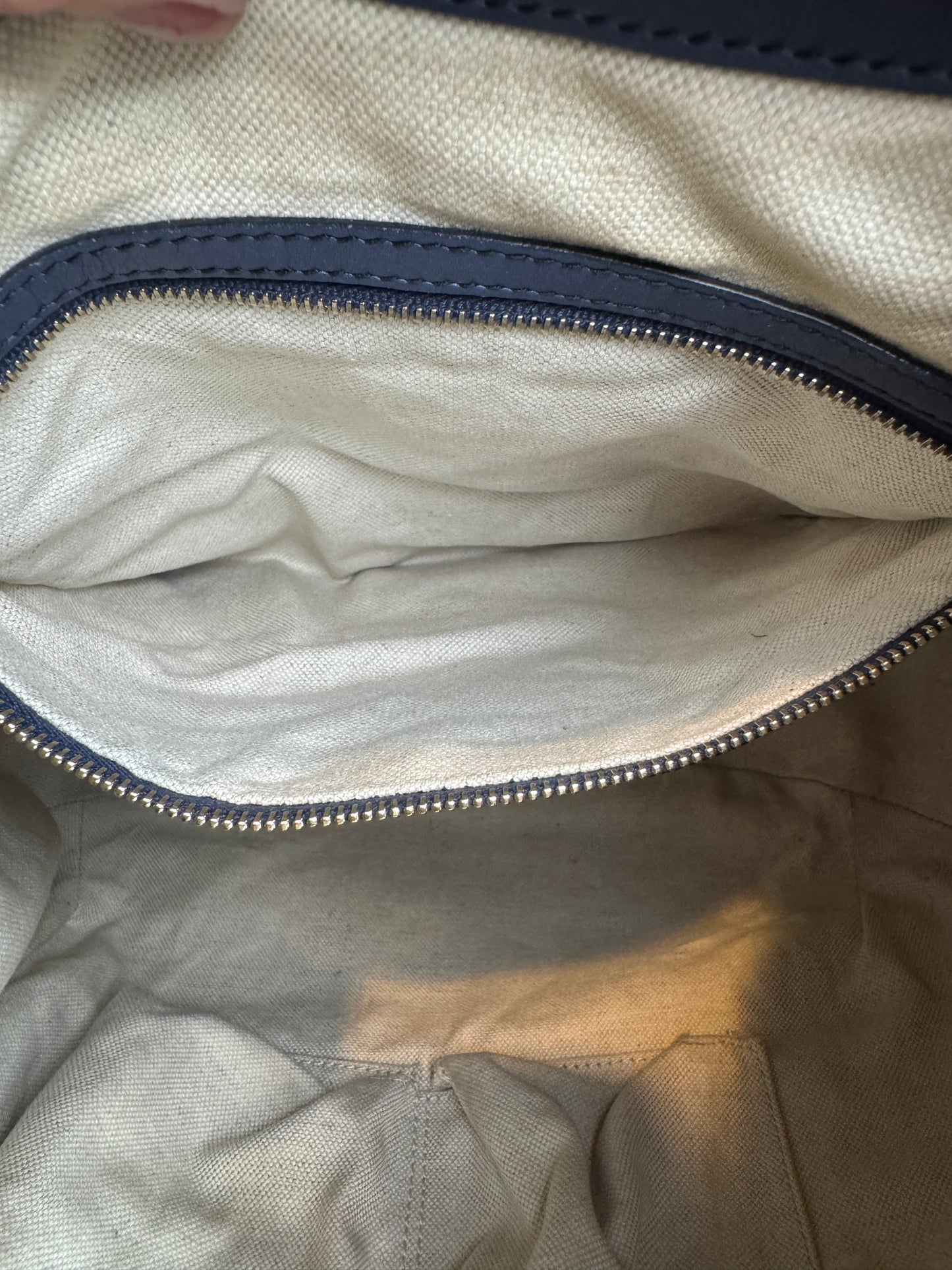 GUCCI Blue Medium Guccissima Emily Hobo Bag