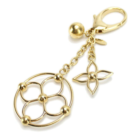 Louis Vuitton Gold Bloomy Bag Charm Keychain