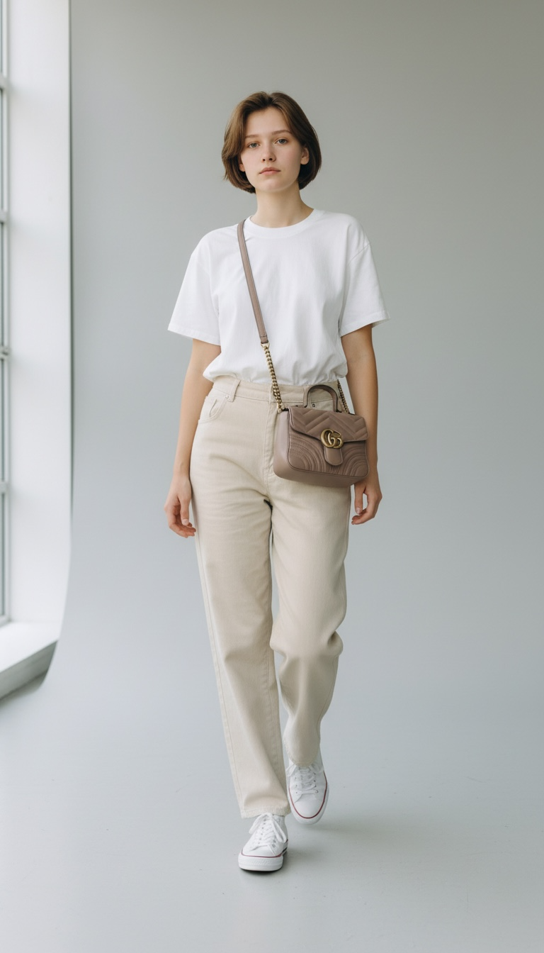 GUCCI Calfskin Matelasse Marmont Mini Top Handle Blush Crossbody
