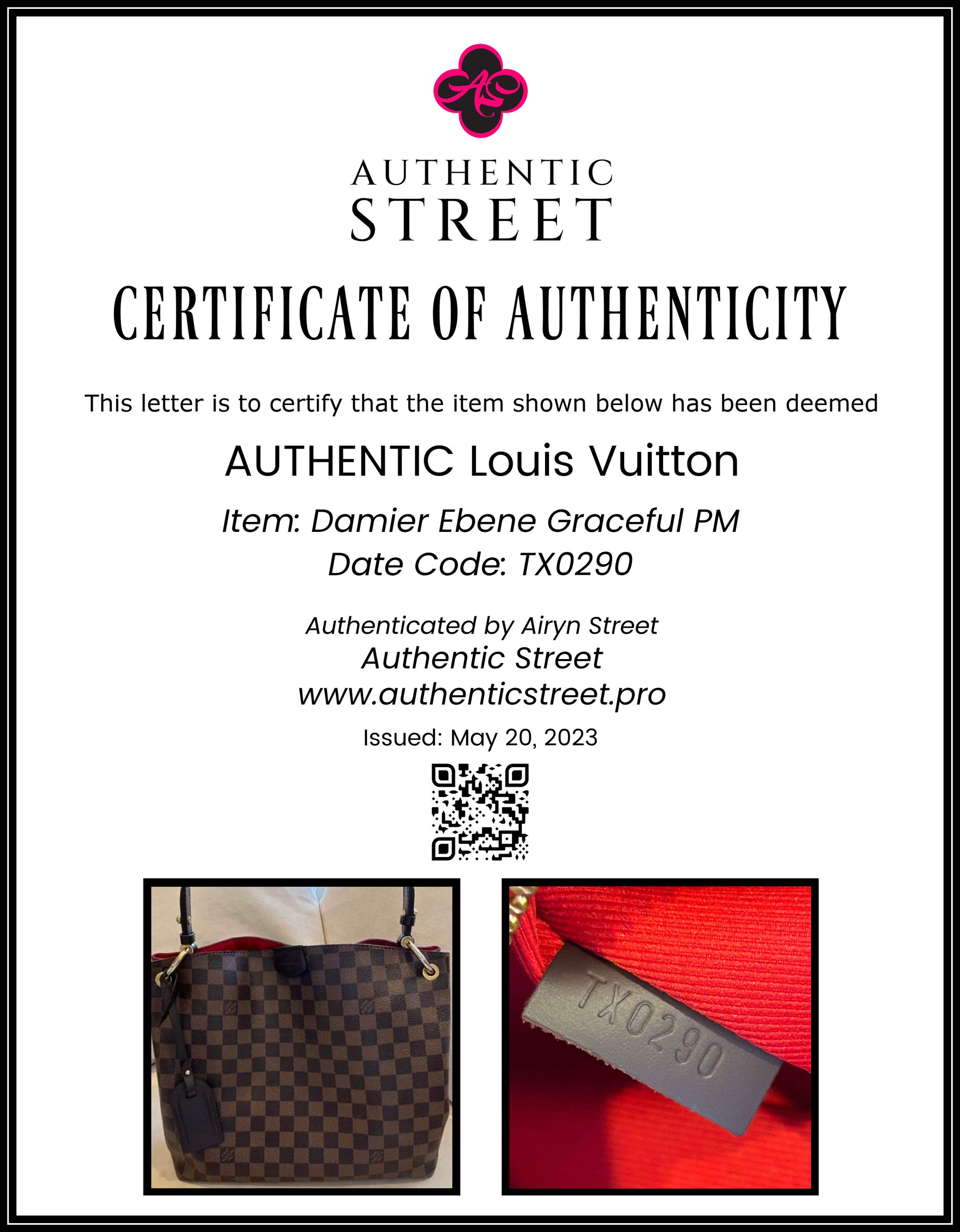 louis vuitton authentication certificate