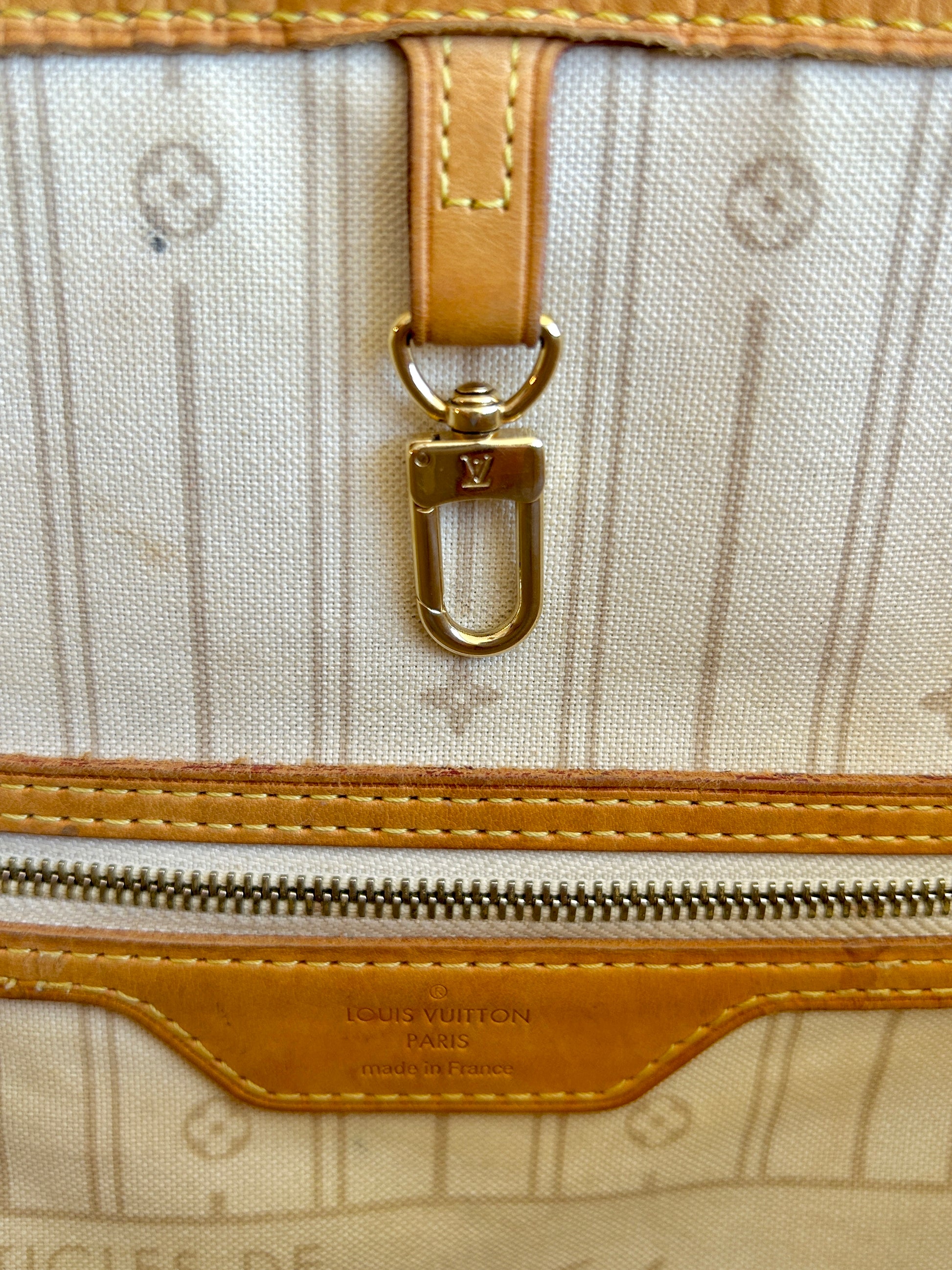 Authentic Louis Vuitton Neverfull MM Damier Azur – Ascherman Home