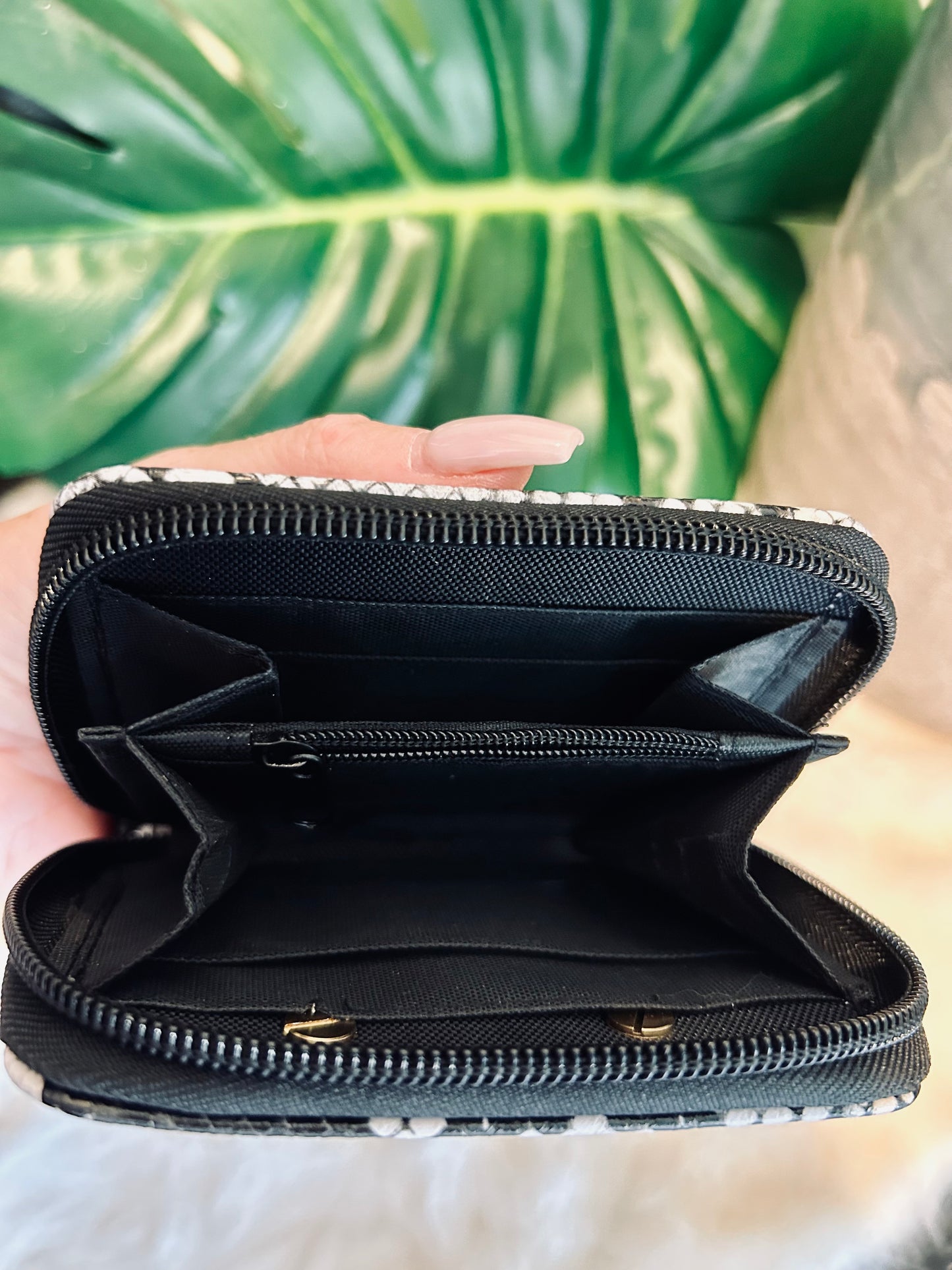 Vegan Zip Cardholder