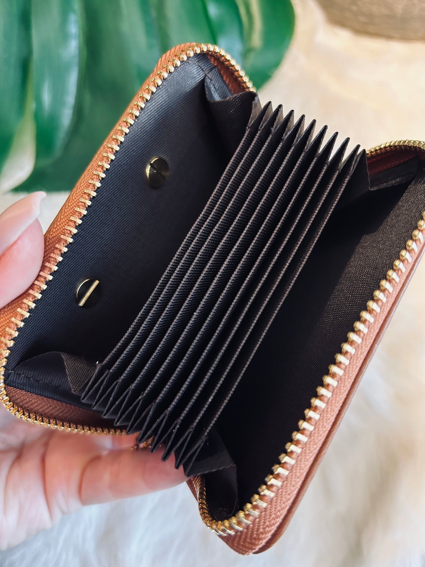 Vegan Zip Cardholder