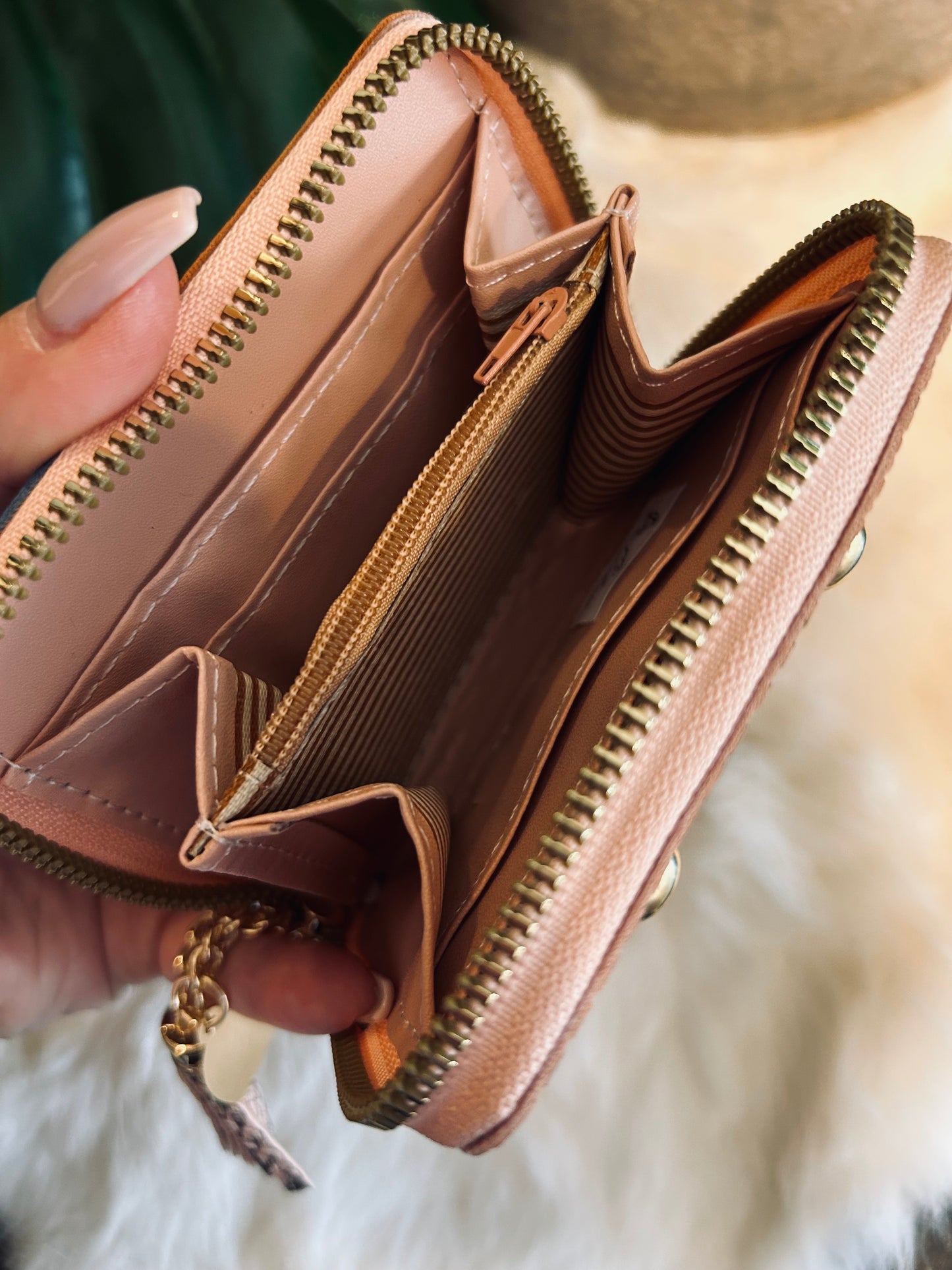 Vegan Zip Cardholder