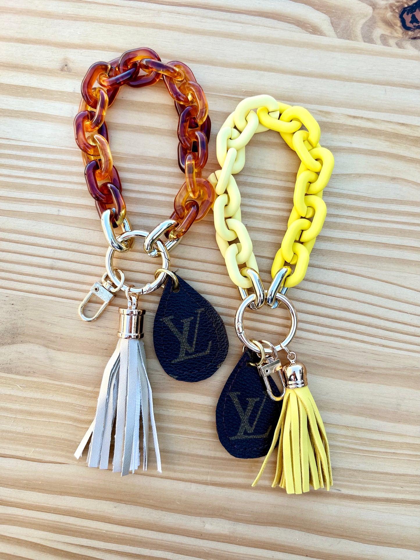 Chainlink Tassel Keychain