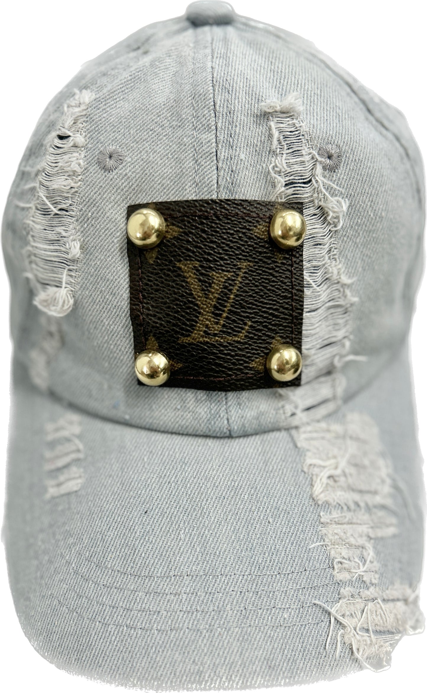 Ripped Denim Baseball Cap