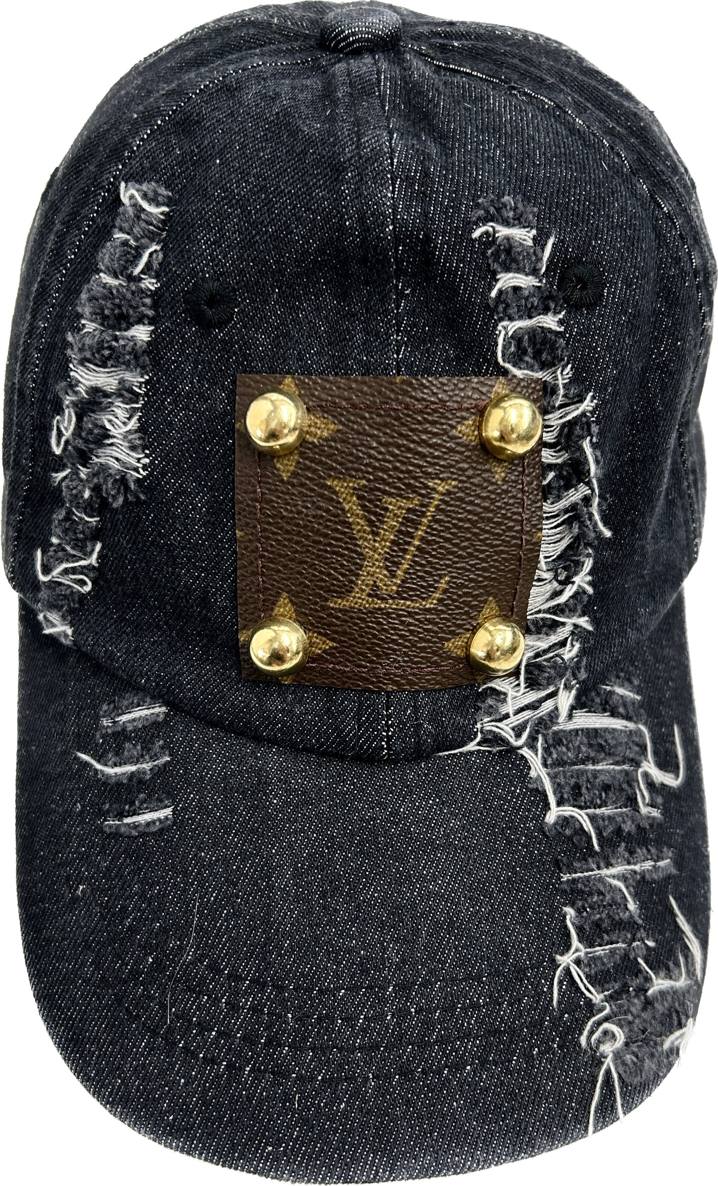 Ripped Denim Baseball Cap