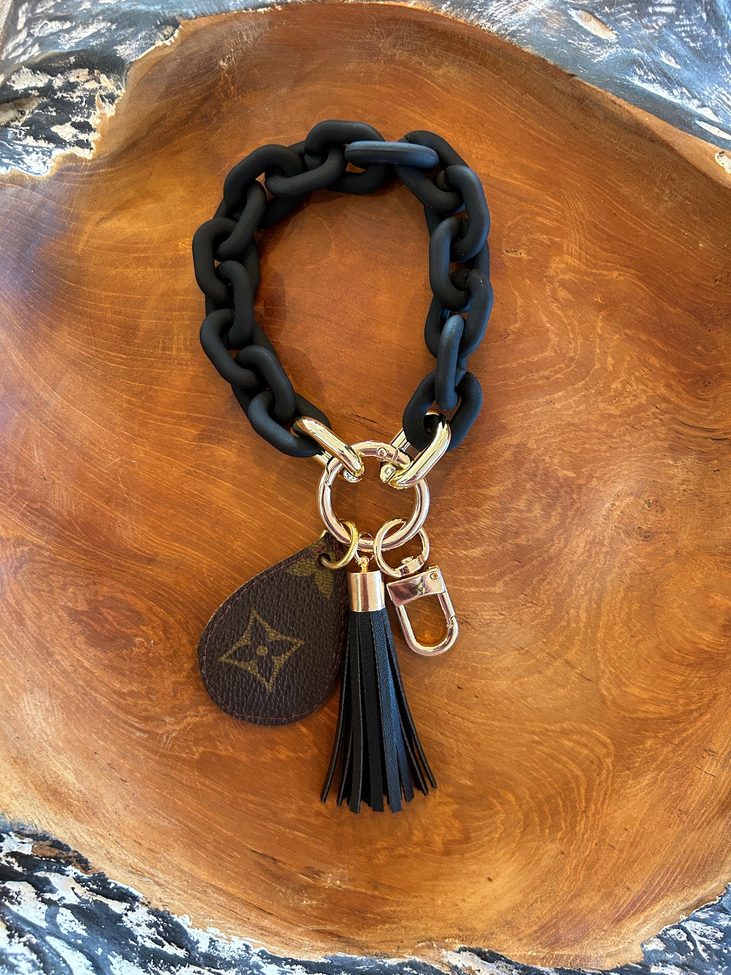 Chainlink Tassel Keychain