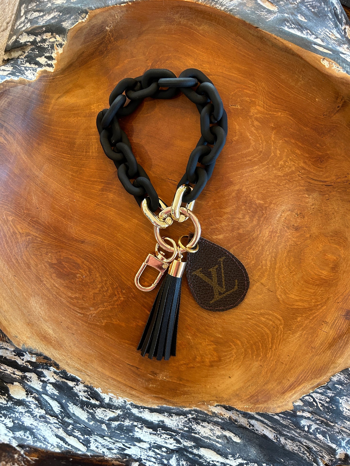 Chainlink Tassel Keychain