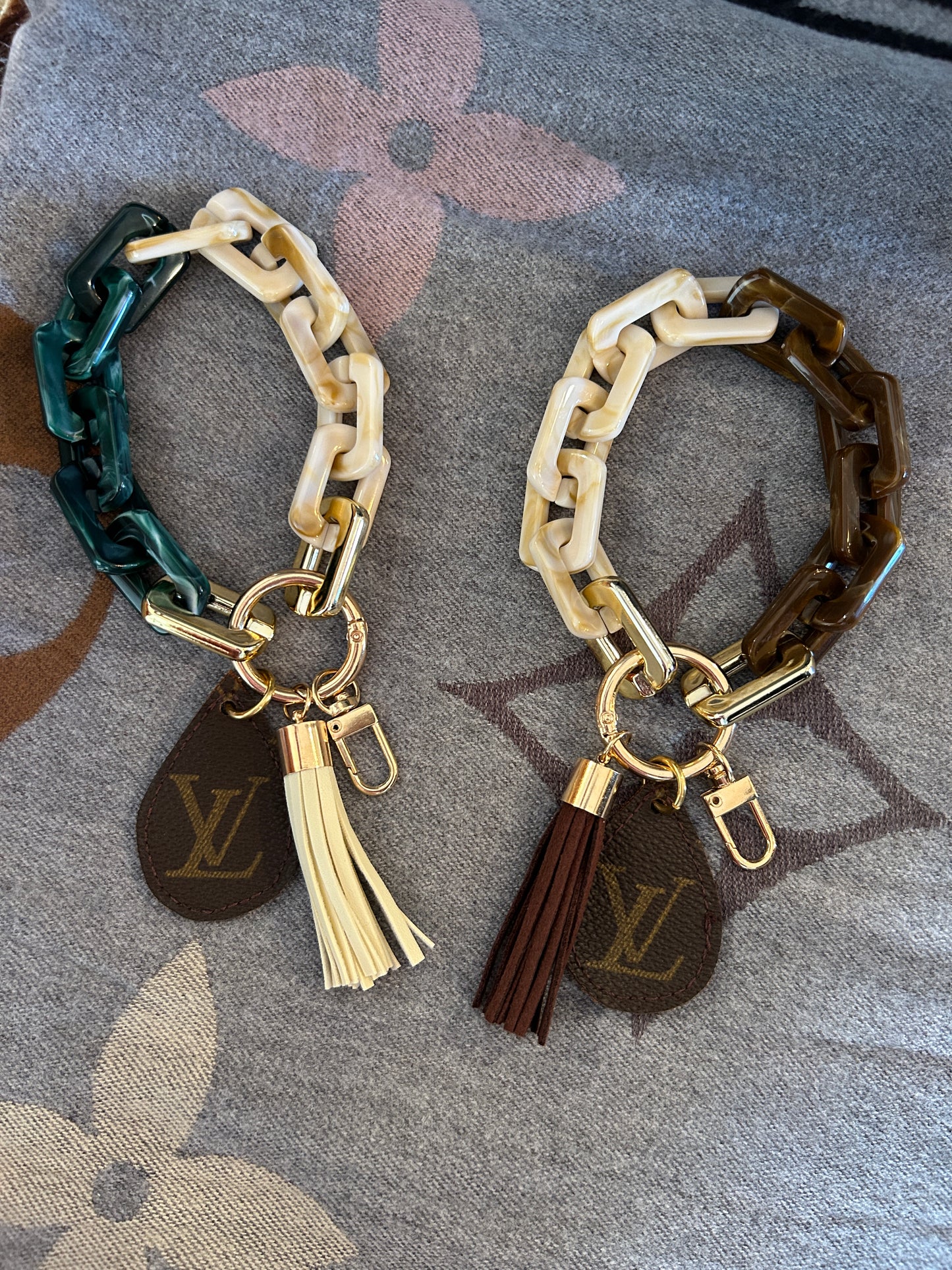 Chainlink Tassel Keychain