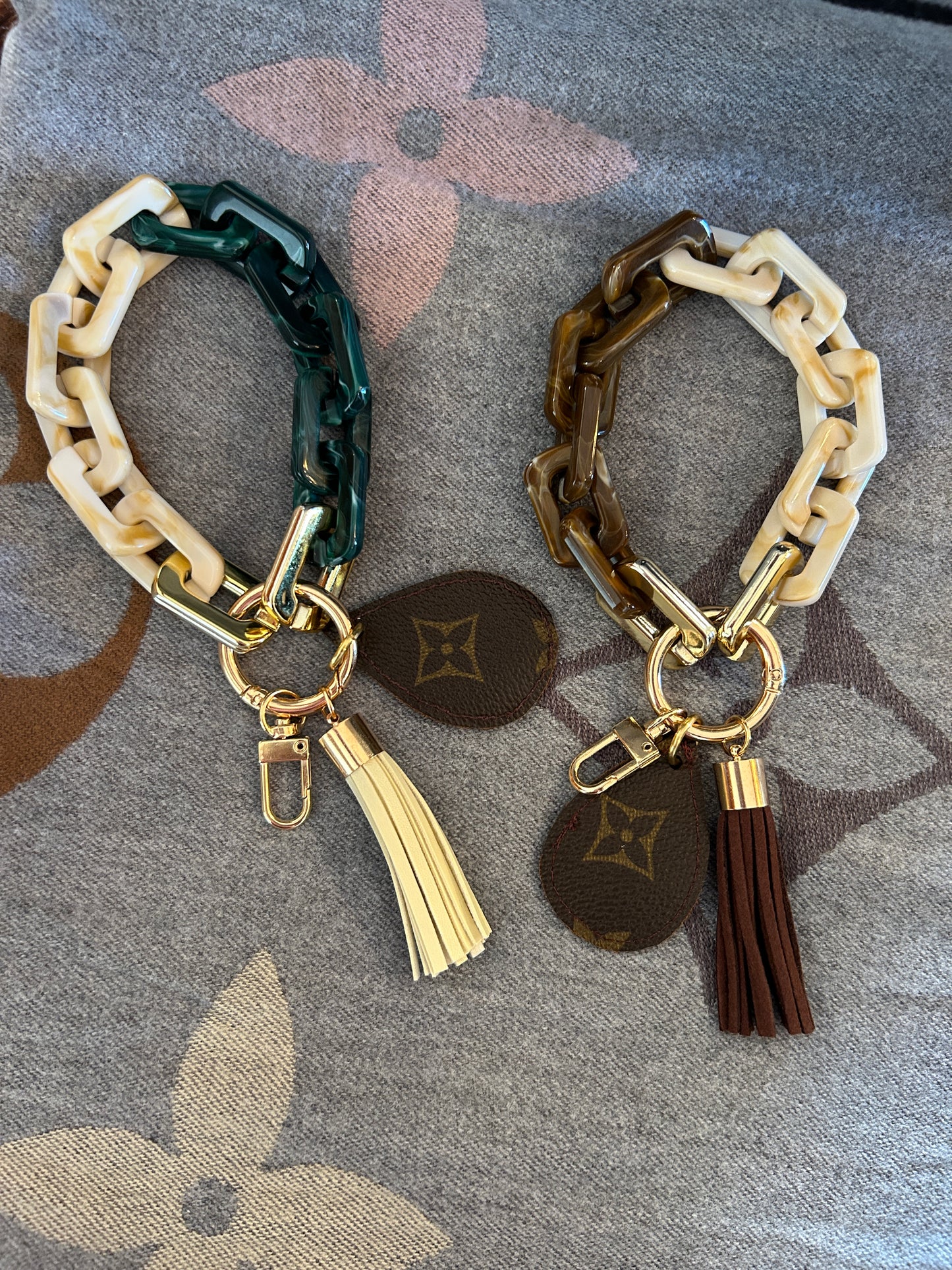 Chainlink Tassel Keychain