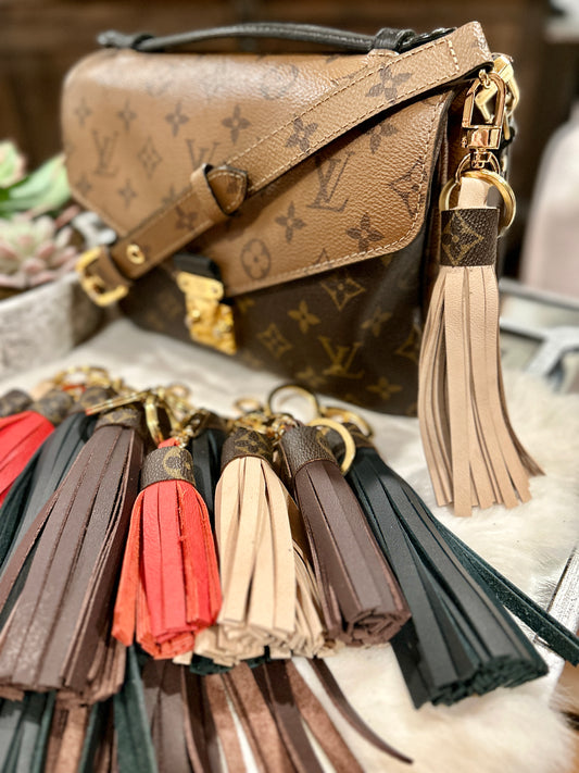 Genuine Leather Purse Tassel