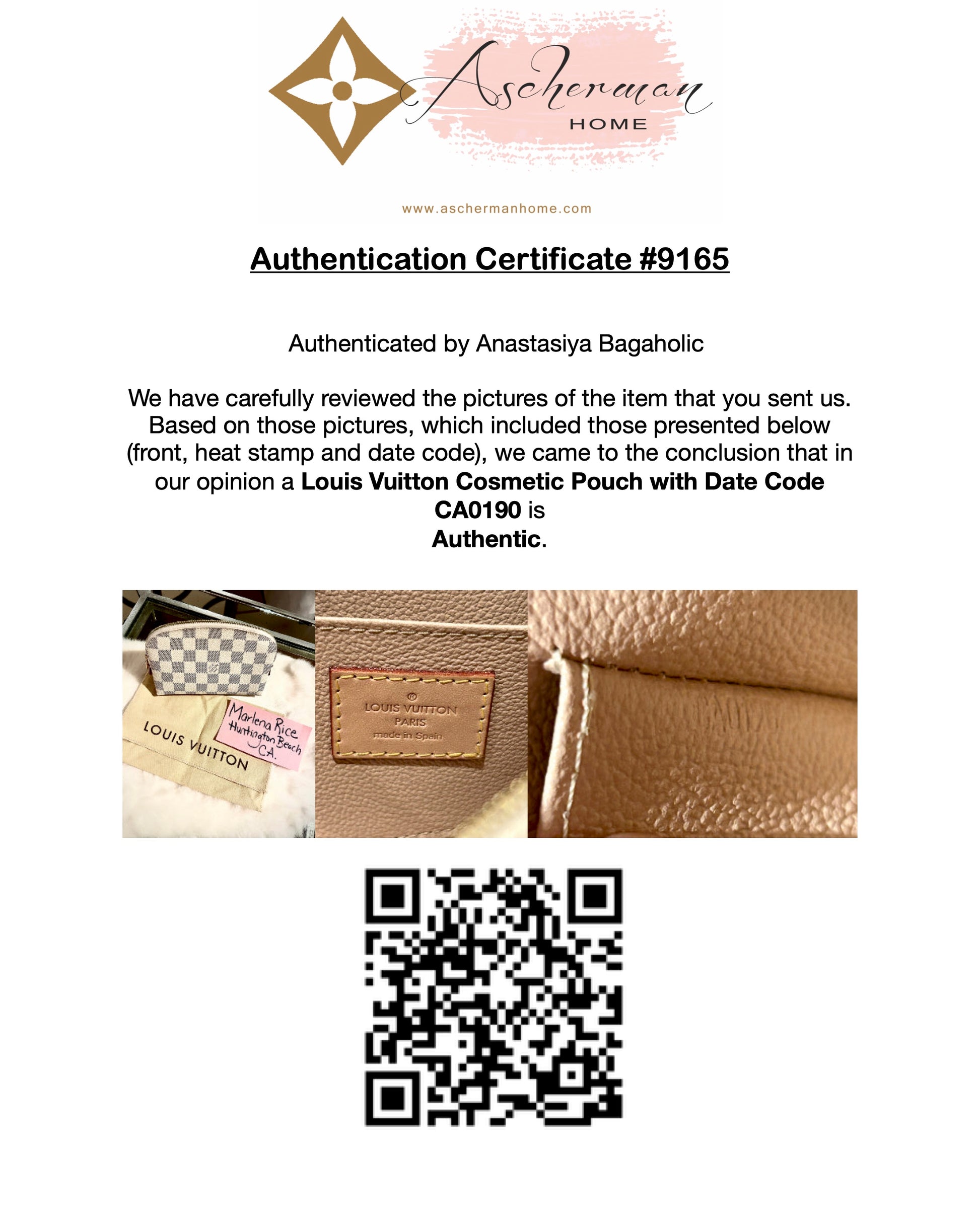 Authentication (Regular Item) – Bagaholic